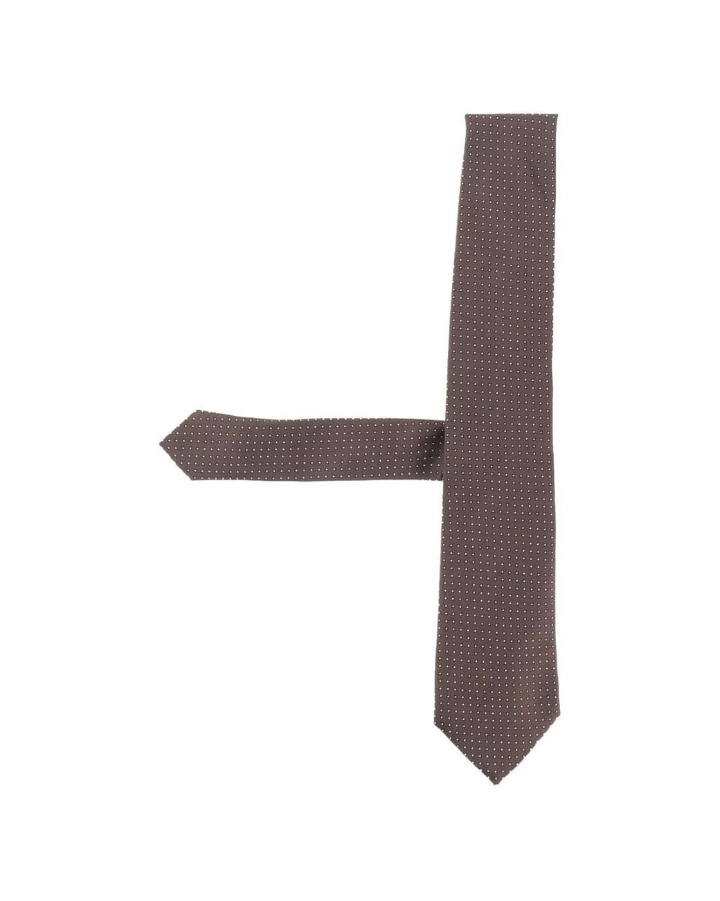 Boss White Italian-Made Silk Tie With Jacquard Pattern for men