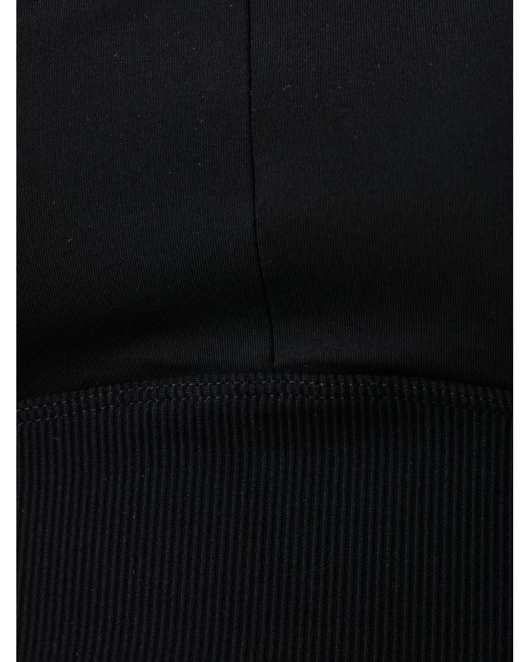 Casall Black Ribbed-Trim Top