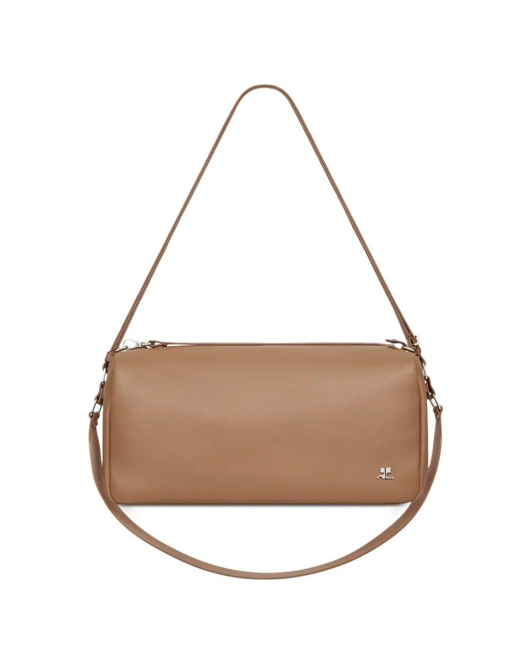 Courreges Natural Medium Three Sixty Leather Bag