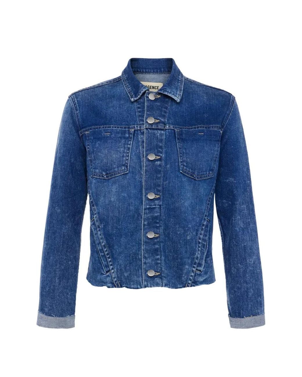 L'Agence Blue Slim Denim Jacket