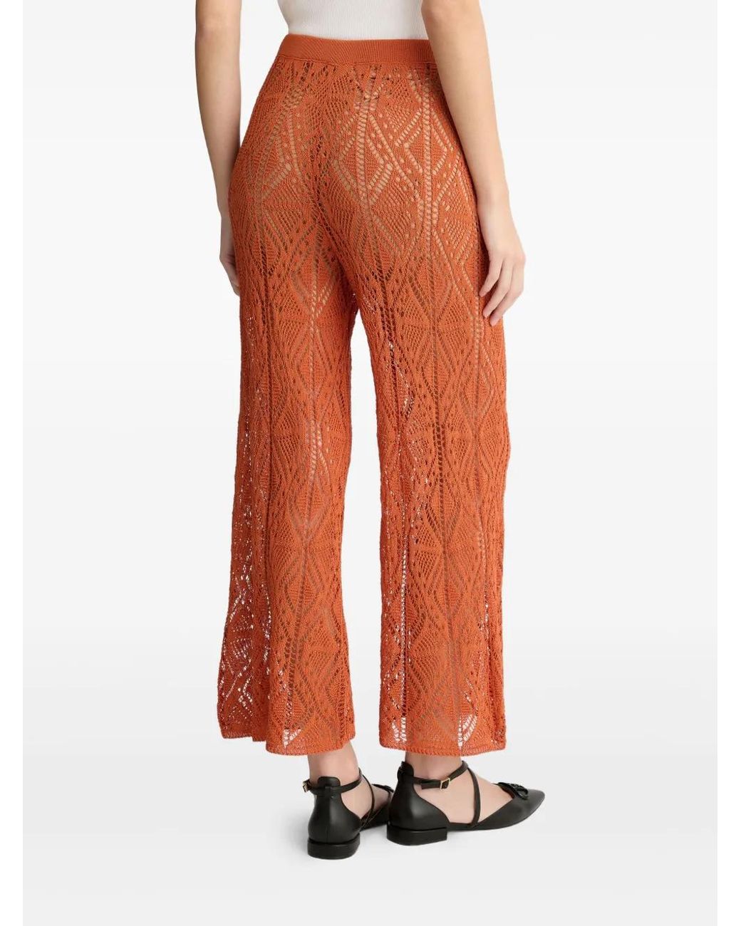 Liu Jo Red Pantalon En Crochet