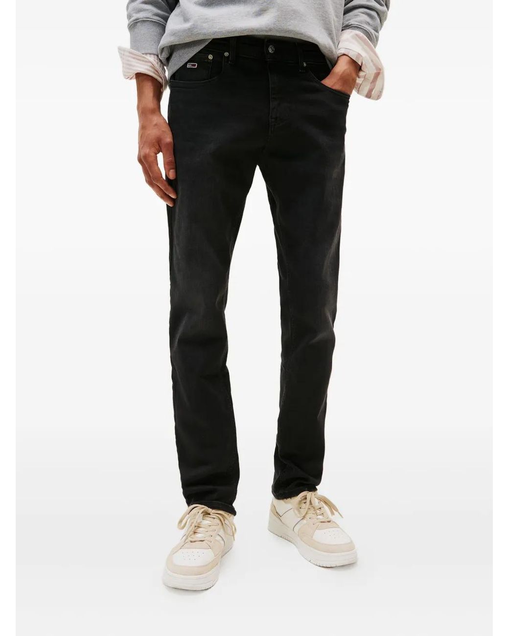 Tommy Hilfiger Black Scanton Slim Jeans for men