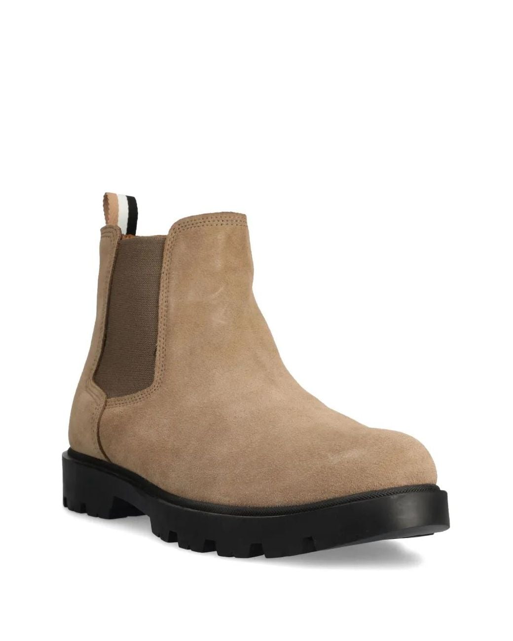Boss Brown Leather Boots for men