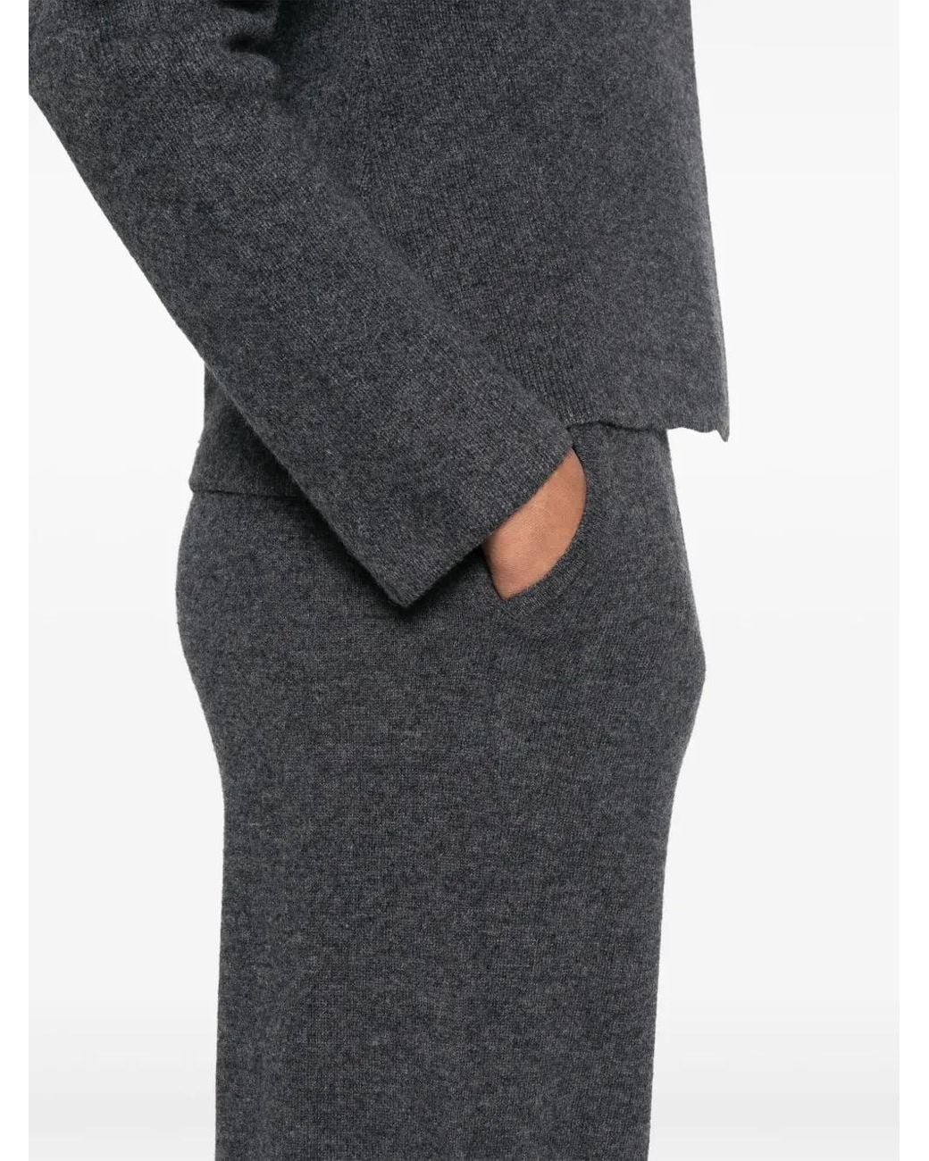 Philo-Sofie Cashmere Gray Knitted Trousers