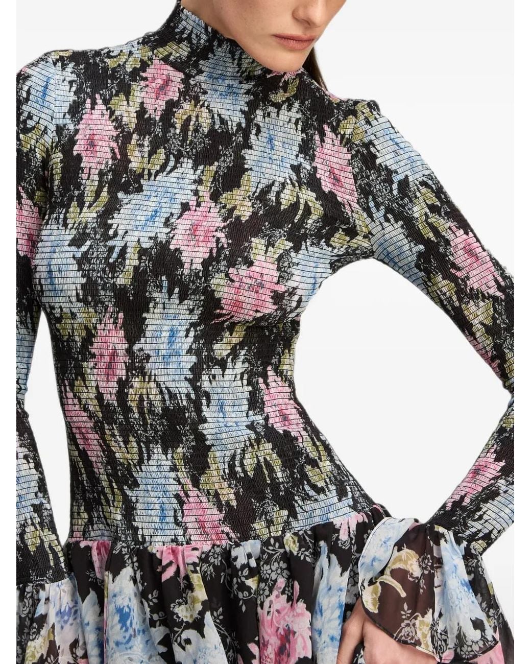 Cinq À Sept White Ikat Dahlia Ismene Midi Dress