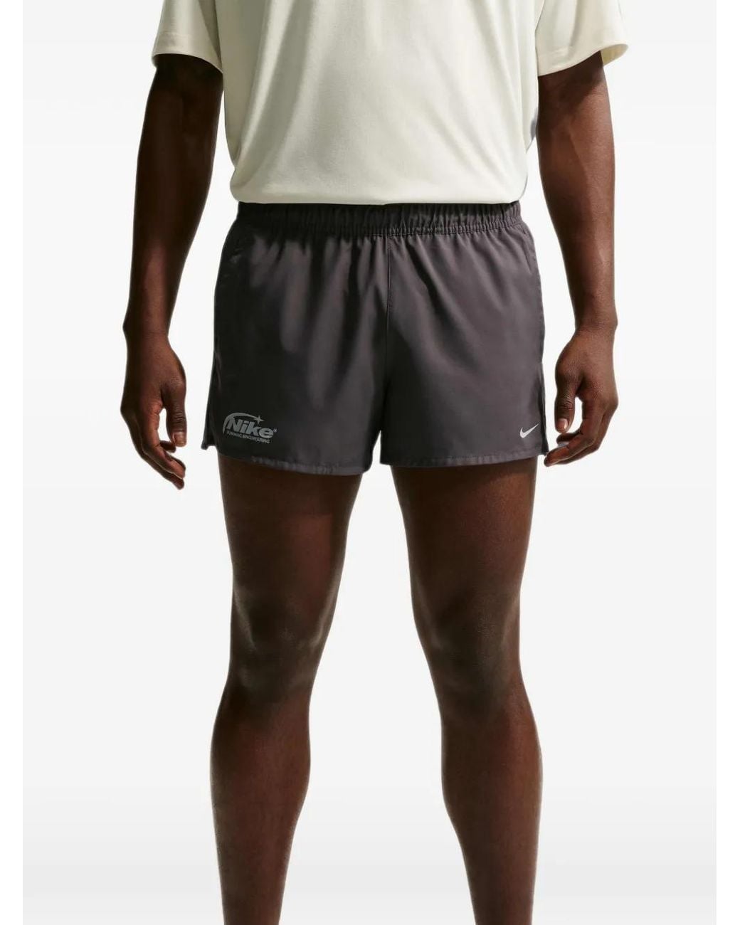 Nike Blue Dri-Fit 3" Brief-Lined Running Shorts for men