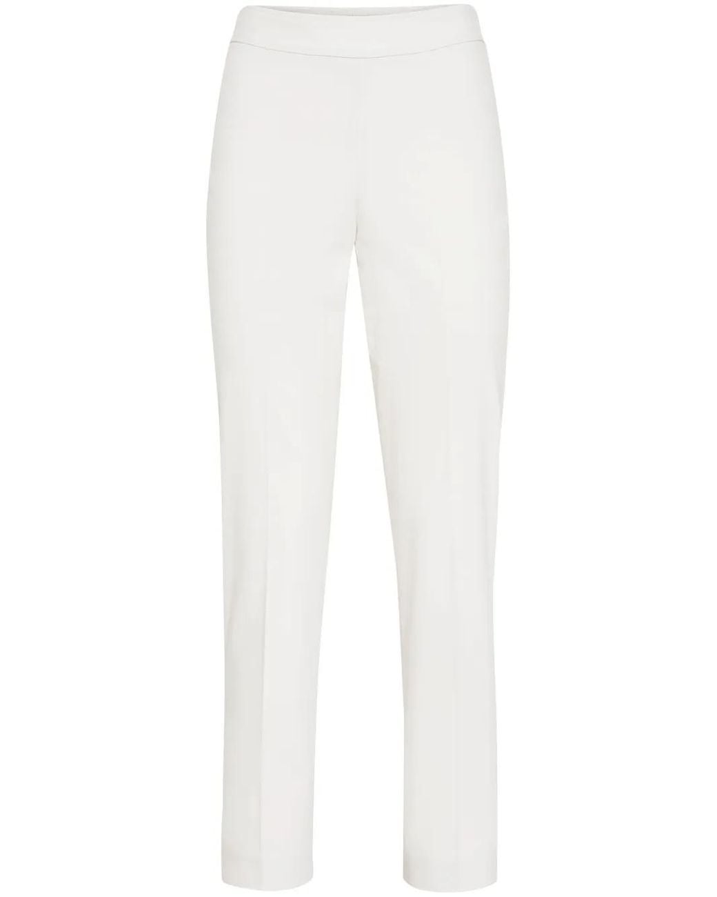 Brunello Cucinelli White Stylish Trousers