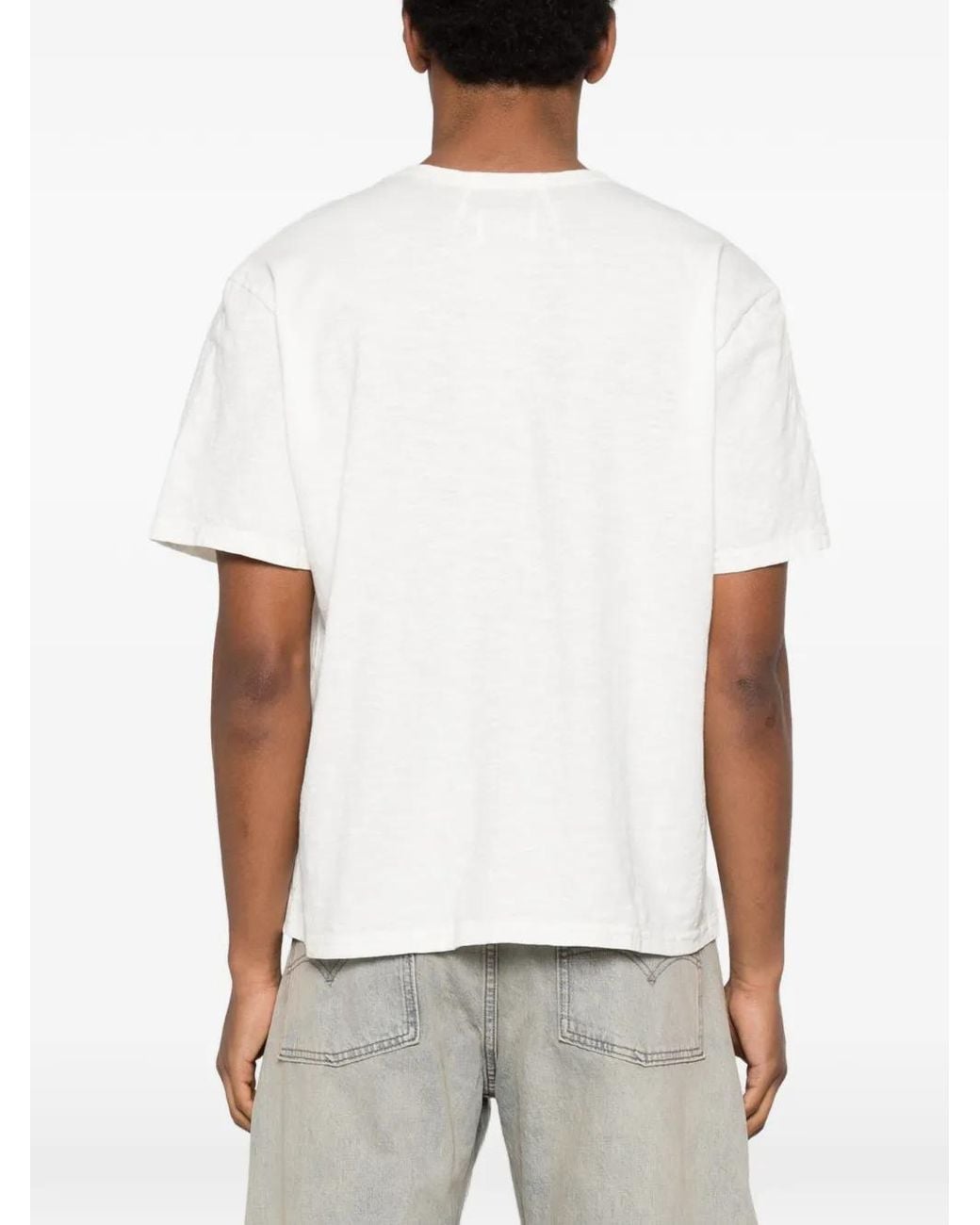 Rhude White Usa Flag T-Shirt for men