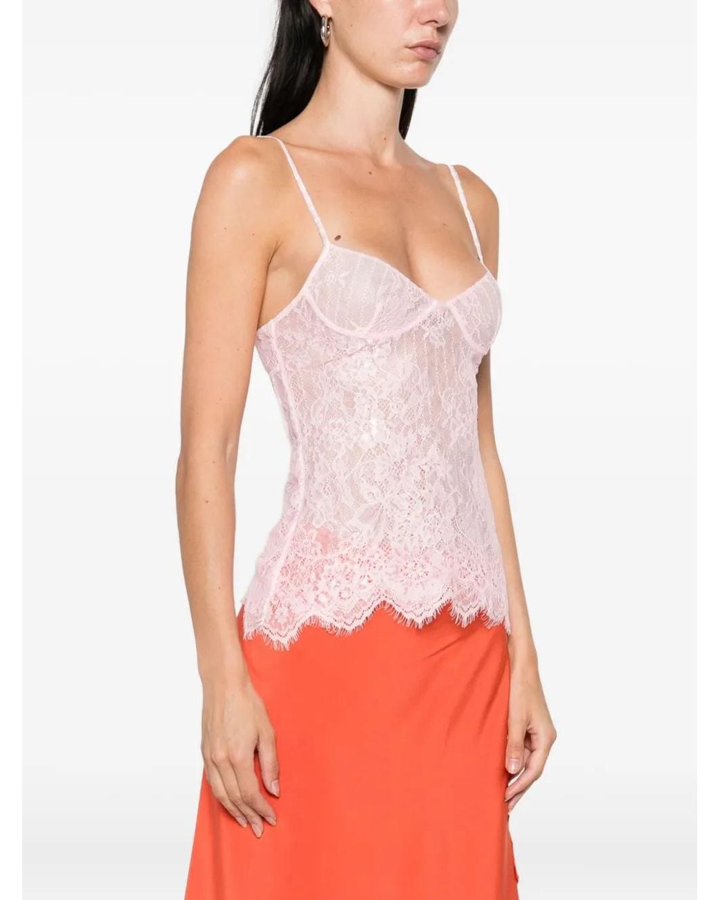 Roberta Einer Pink Cami Top