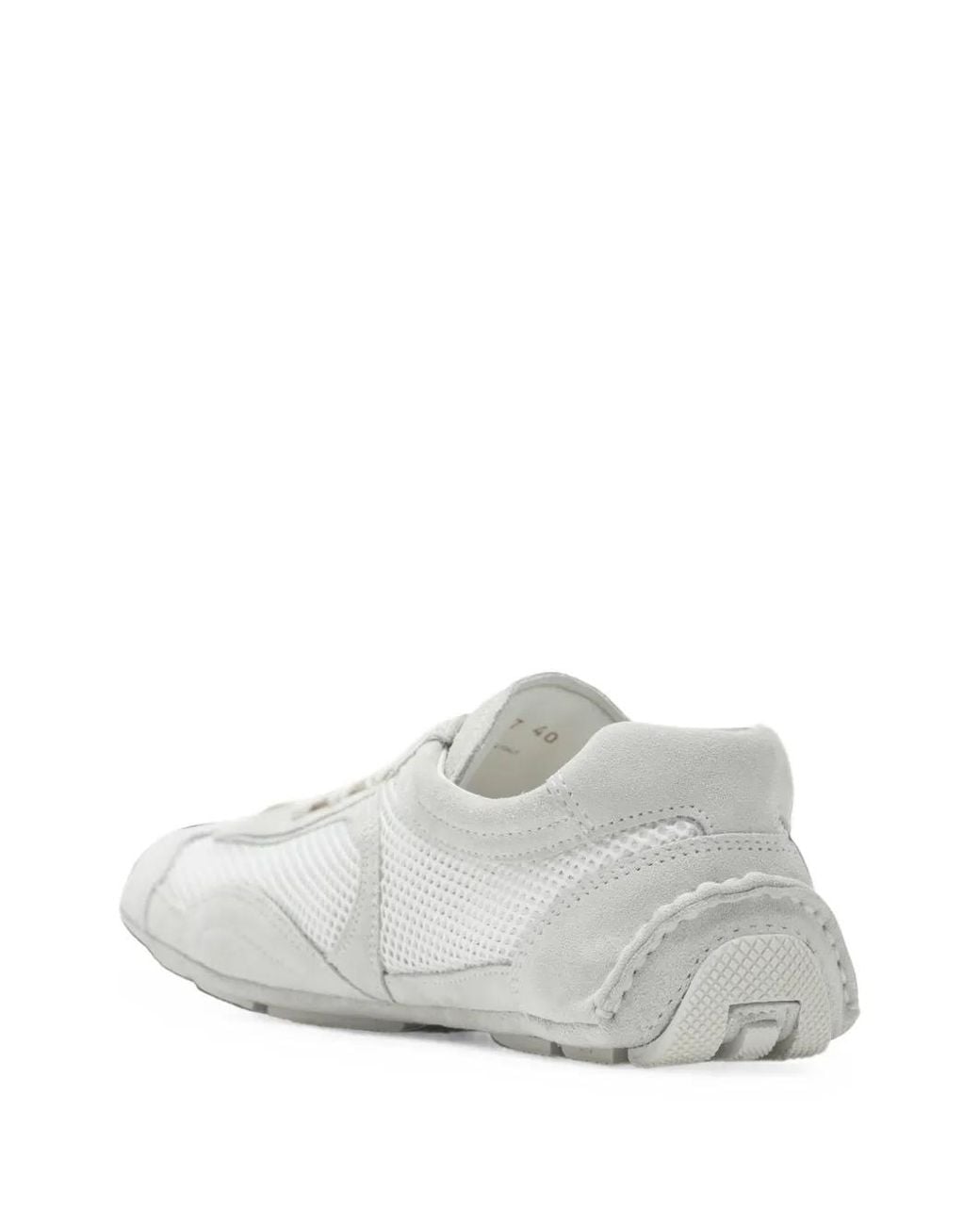 Prada White Montecarlo Re-Edition 2005 Sneakers