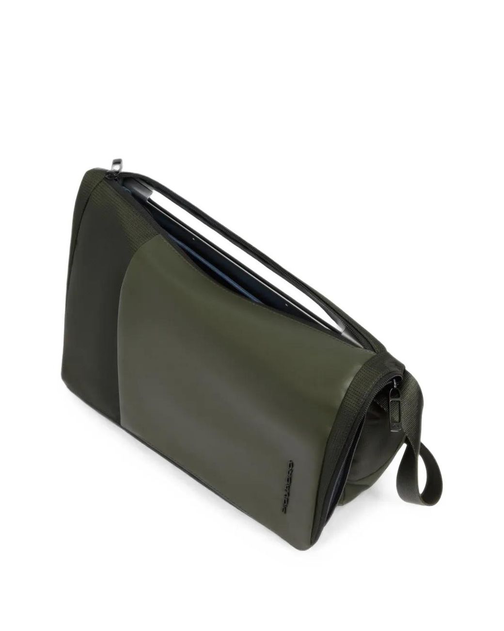 Piquadro Green Convertible 13.3" Logo-Plaque Foldover Laptop Bag for men