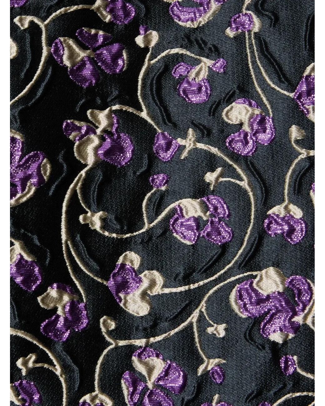 LaDoubleJ Gray 24/7 Floral Trousers