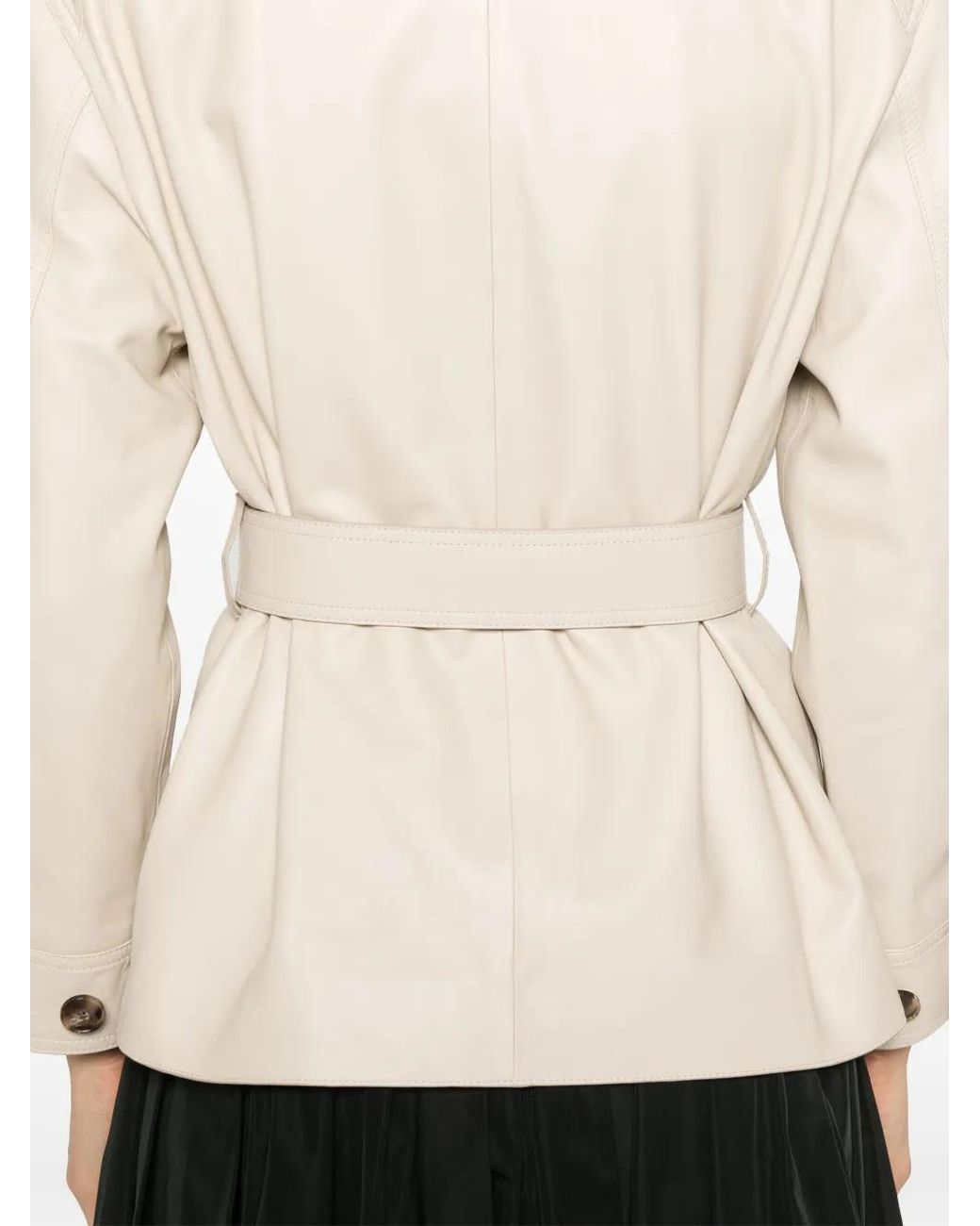 Yves Salomon Natural Leather Jacket