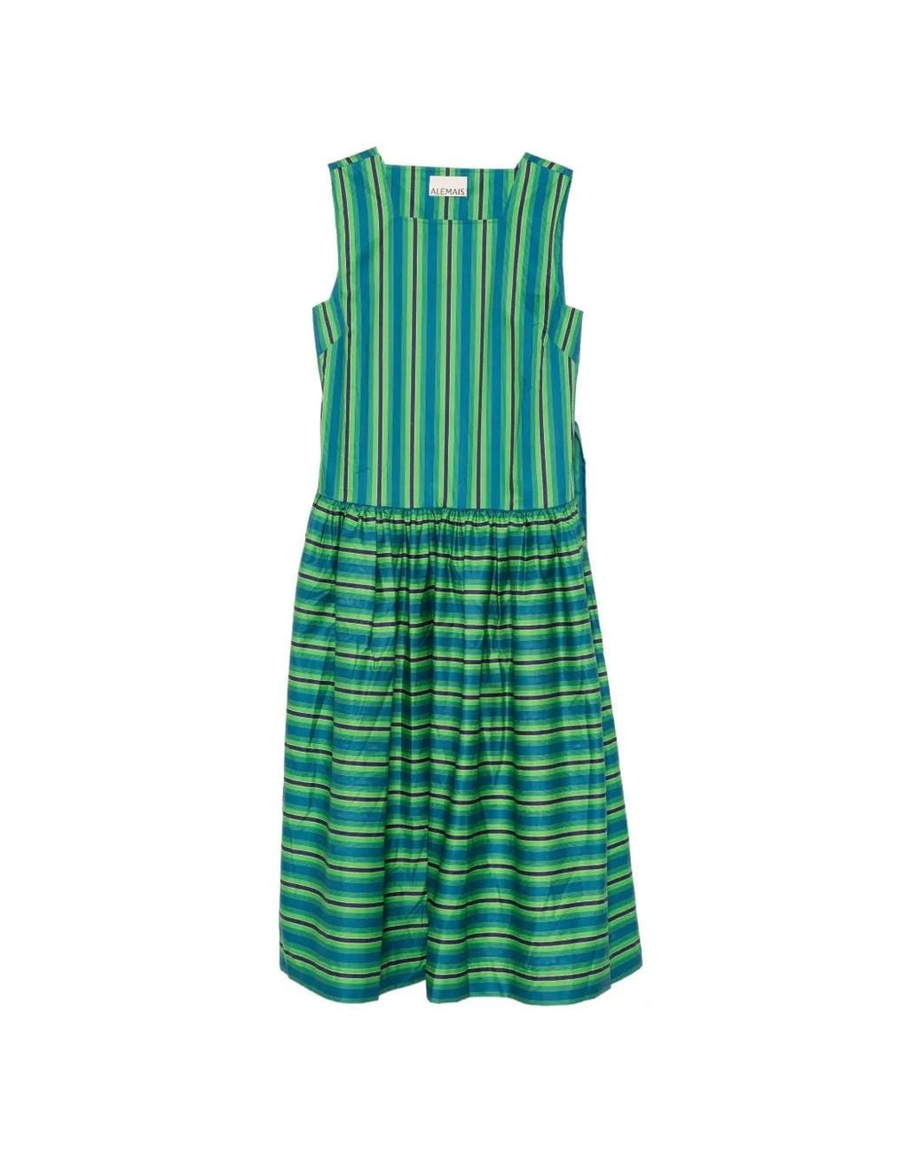 ALÉMAIS Green Margo Dress