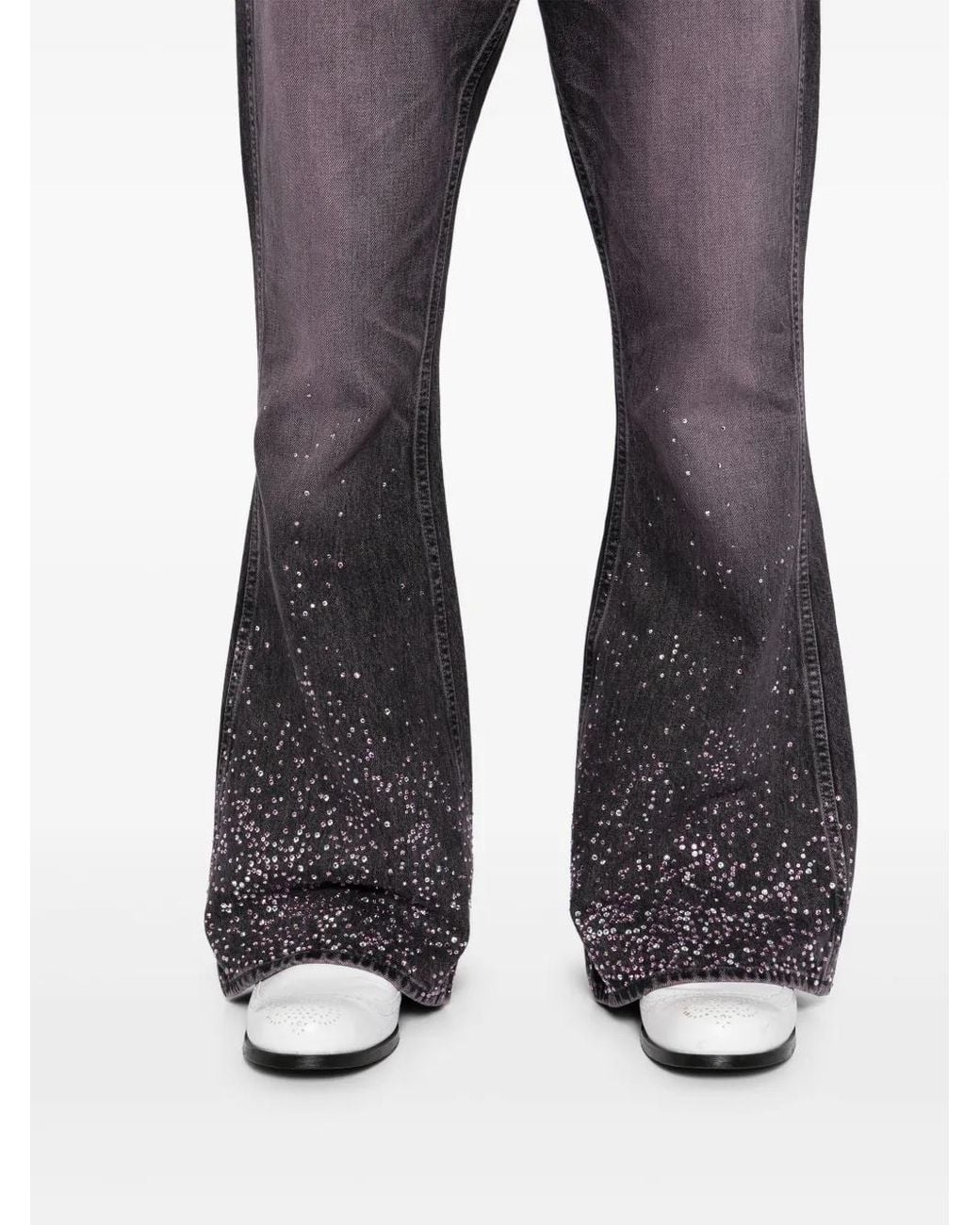 MASU Gray Boy Stardust Flared Jeans for men
