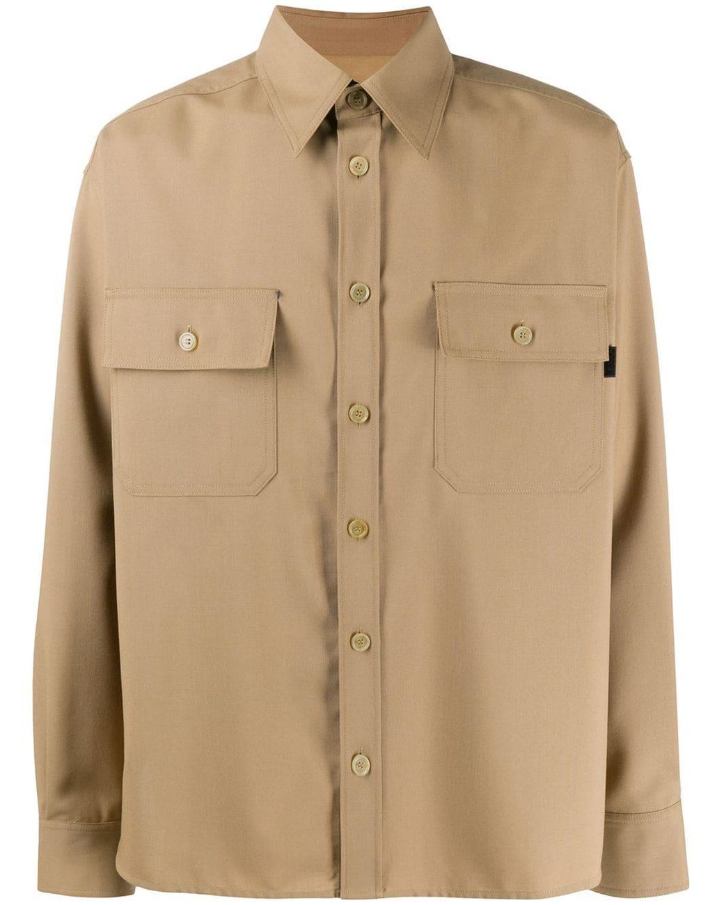 Marni Chest Pockets Shirt in Natural for Men Lyst