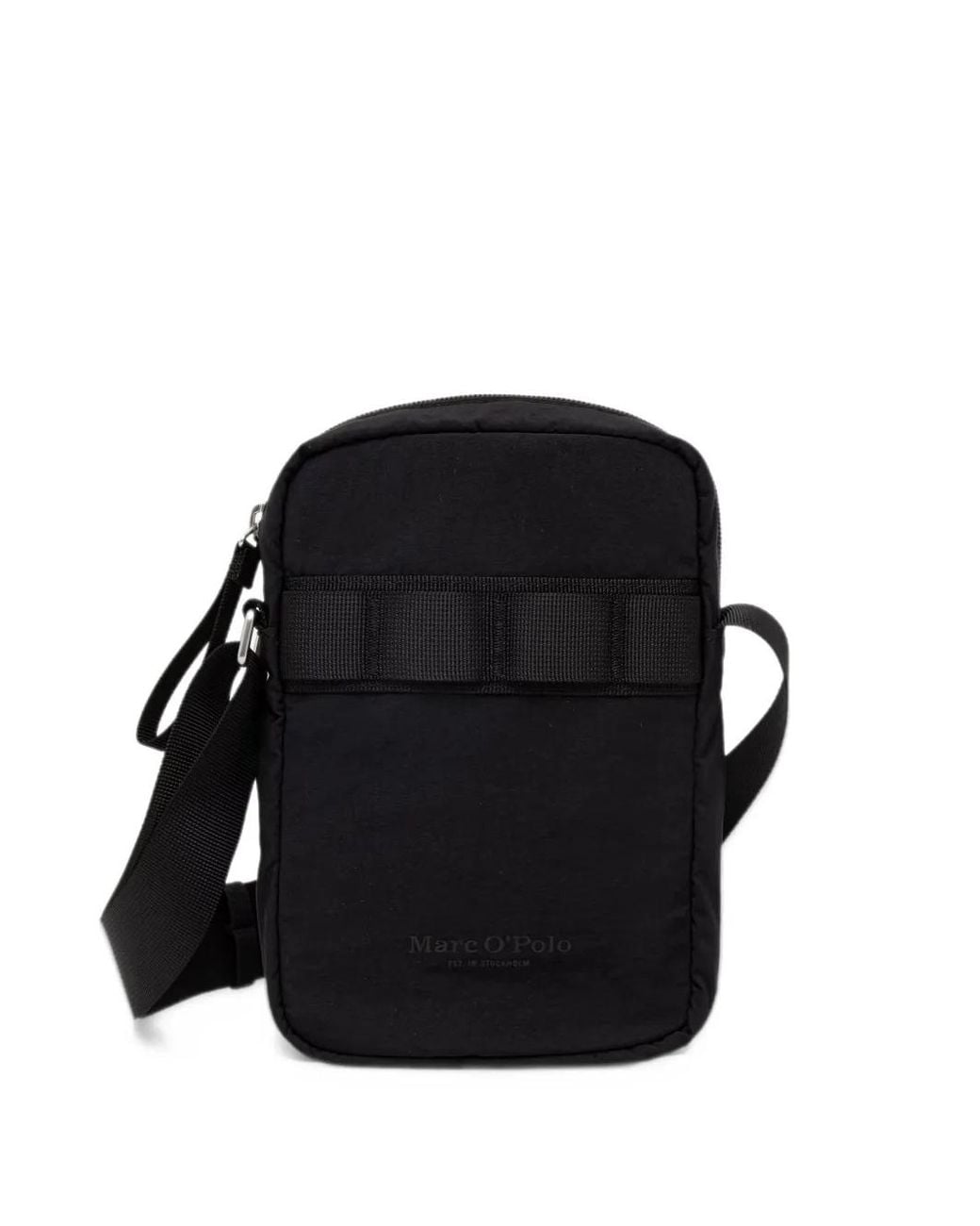 Marc O' Polo Black Small Lore Logo-Print Messenger Bag for men
