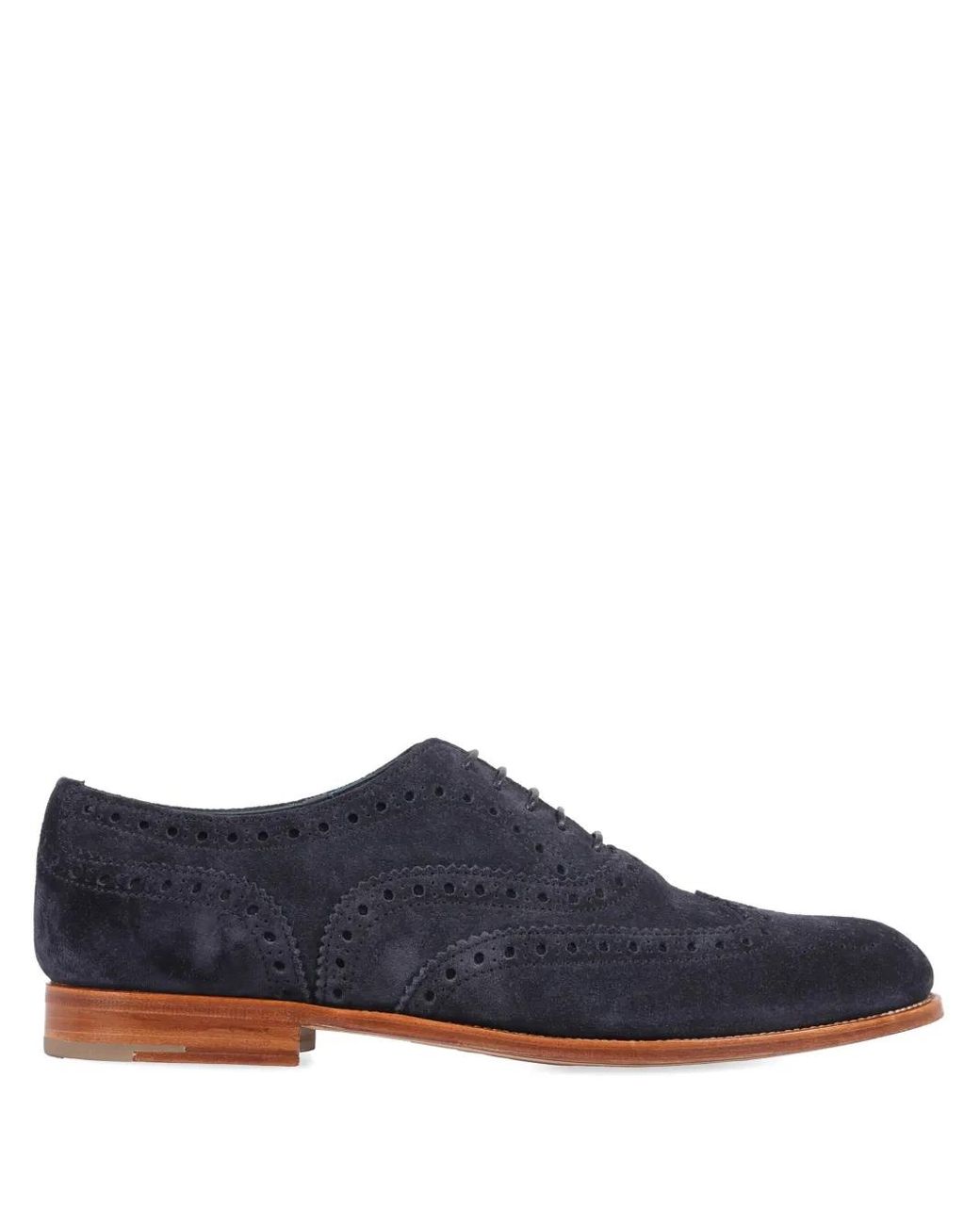 Church's Blue Suede Lace-Up Shoes