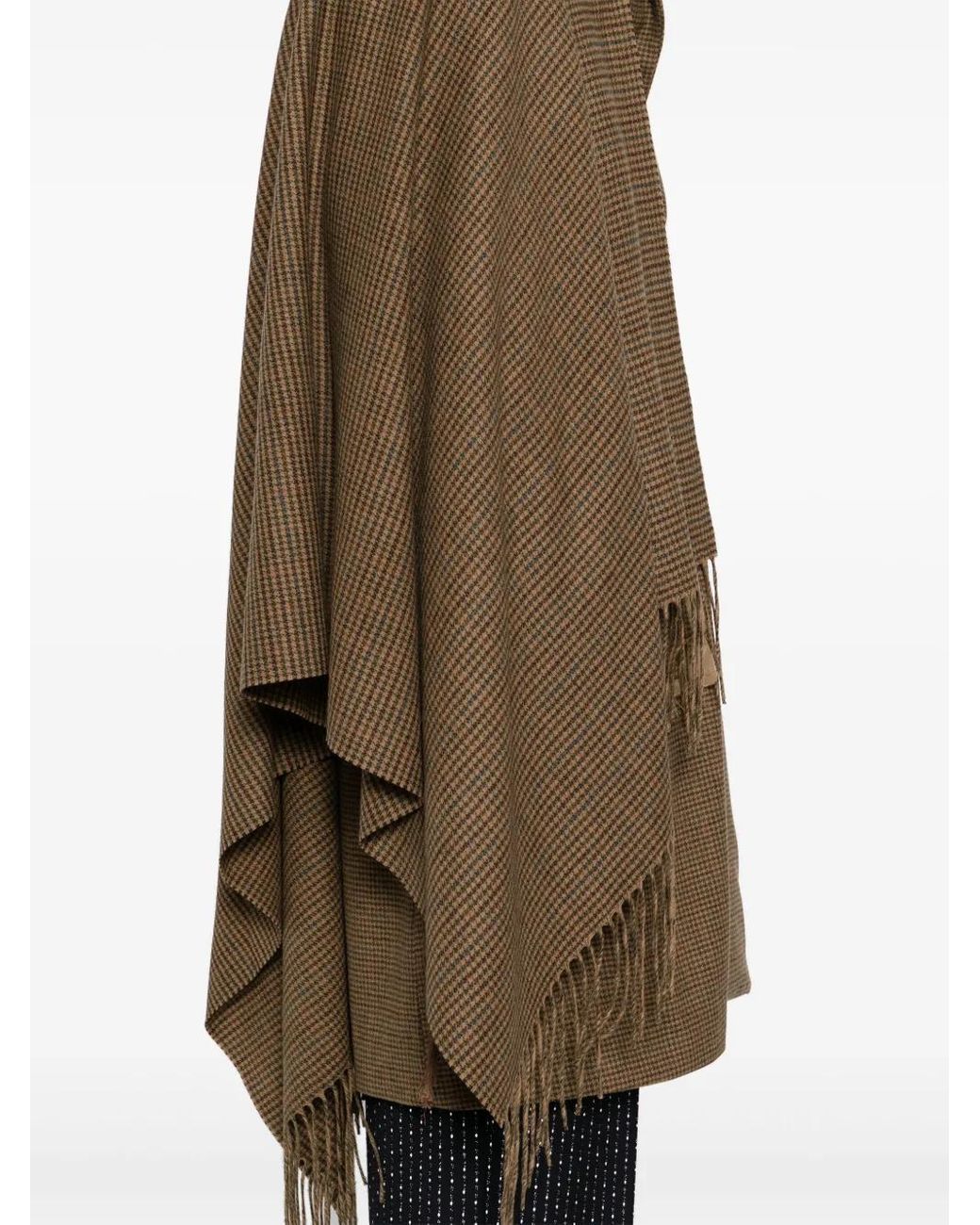 Midorikawa Brown Raw Edge Detailing Coat for men