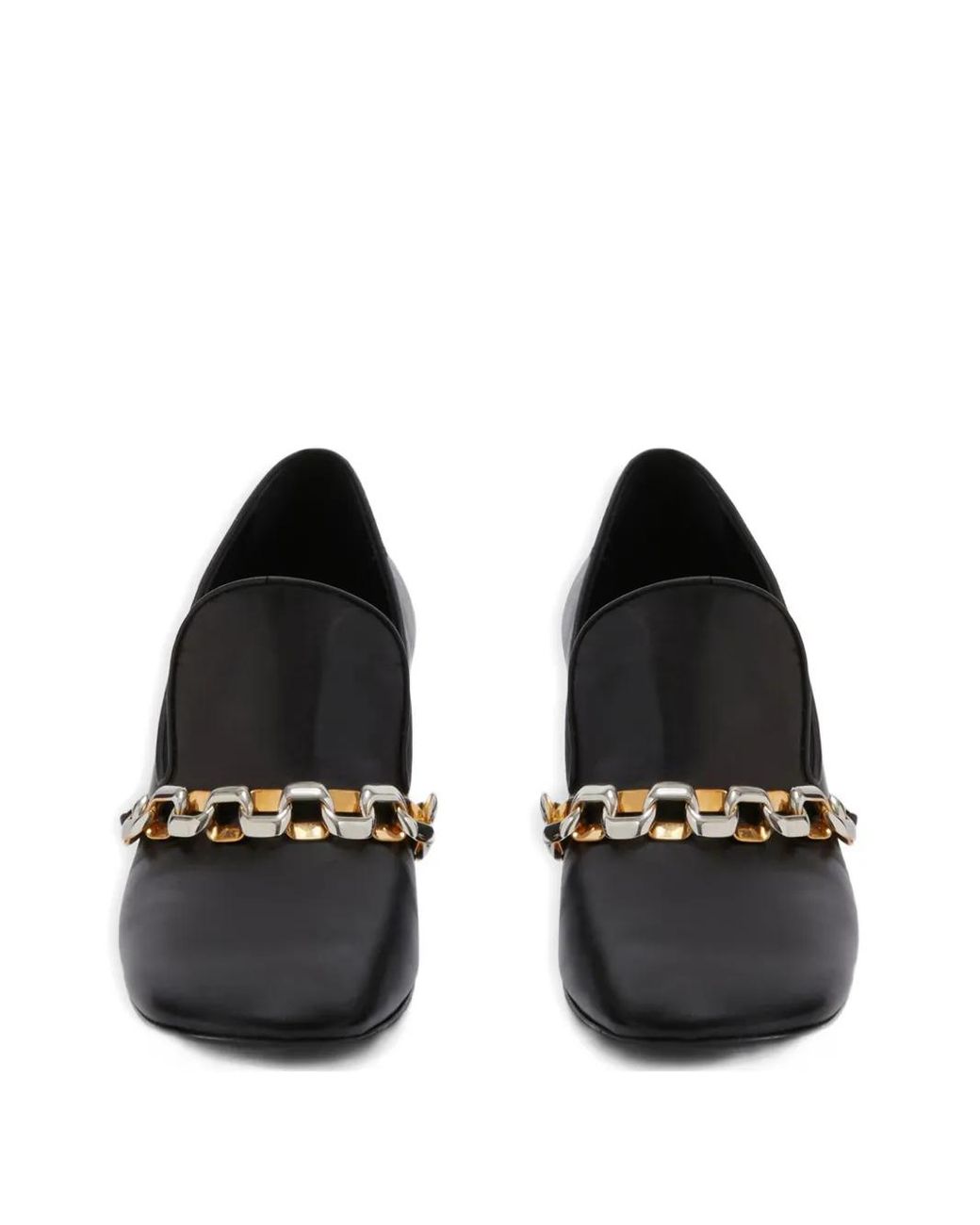 Jil Sander Black Leather Pumps
