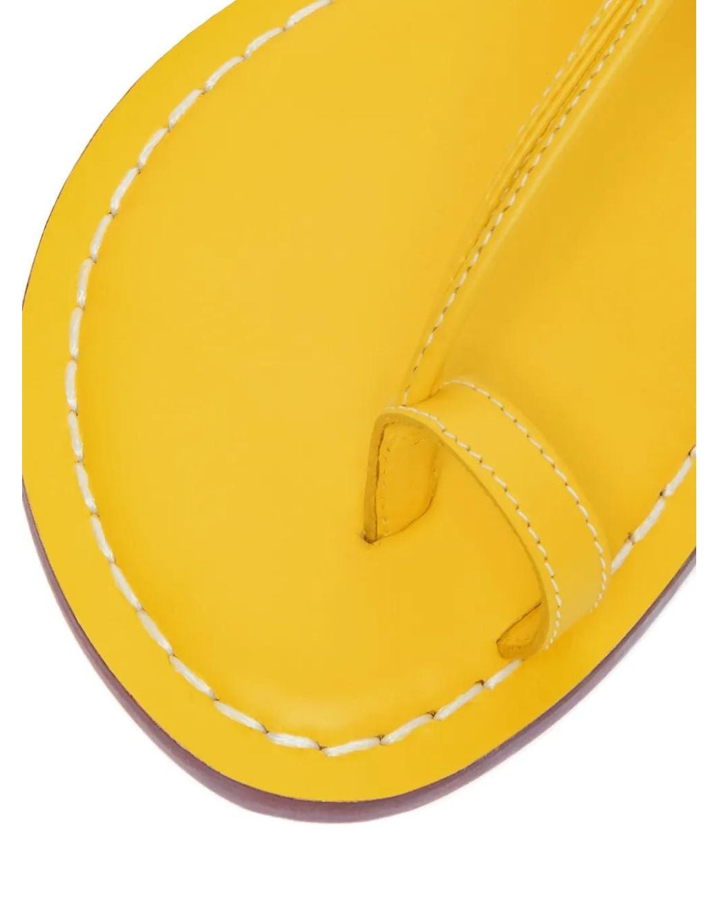 Bernardo Yellow Thong-Strap Sandals
