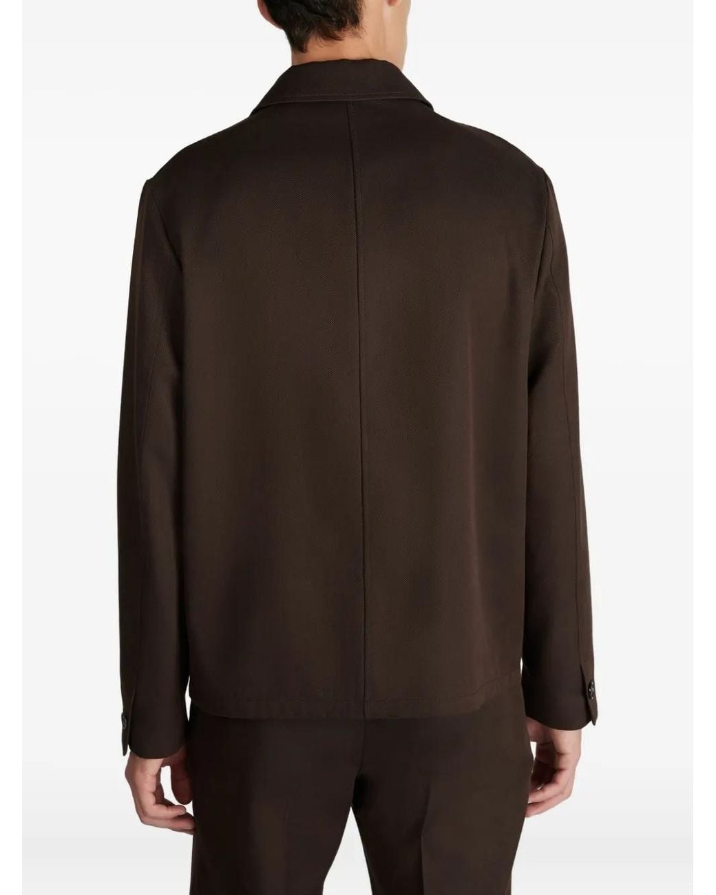 Incotex Brown Patch-Pocket Jacket for men