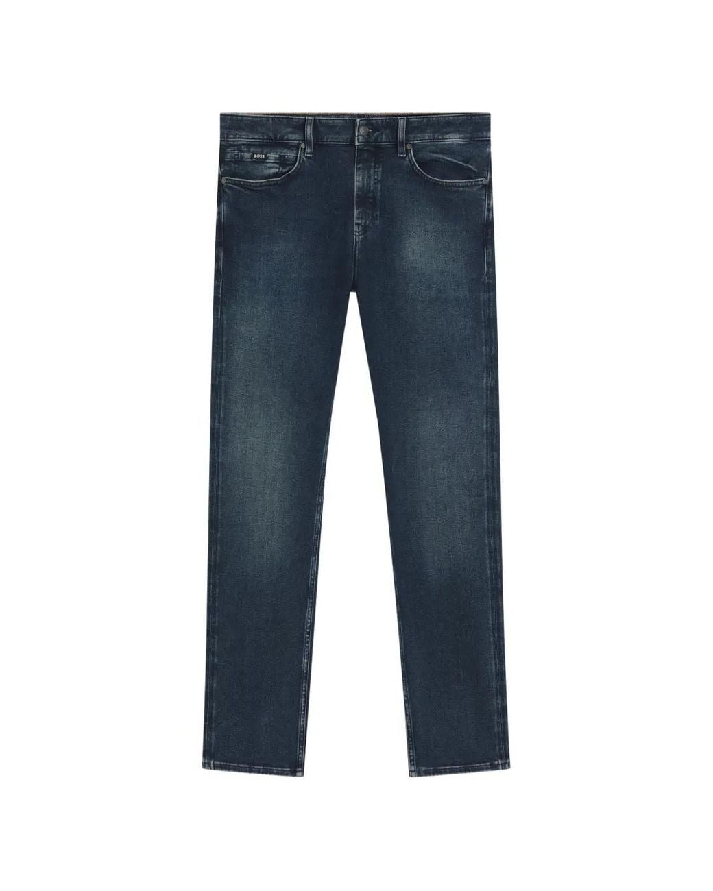 Boss Blue Delaware Slim-Fit Jeans for men