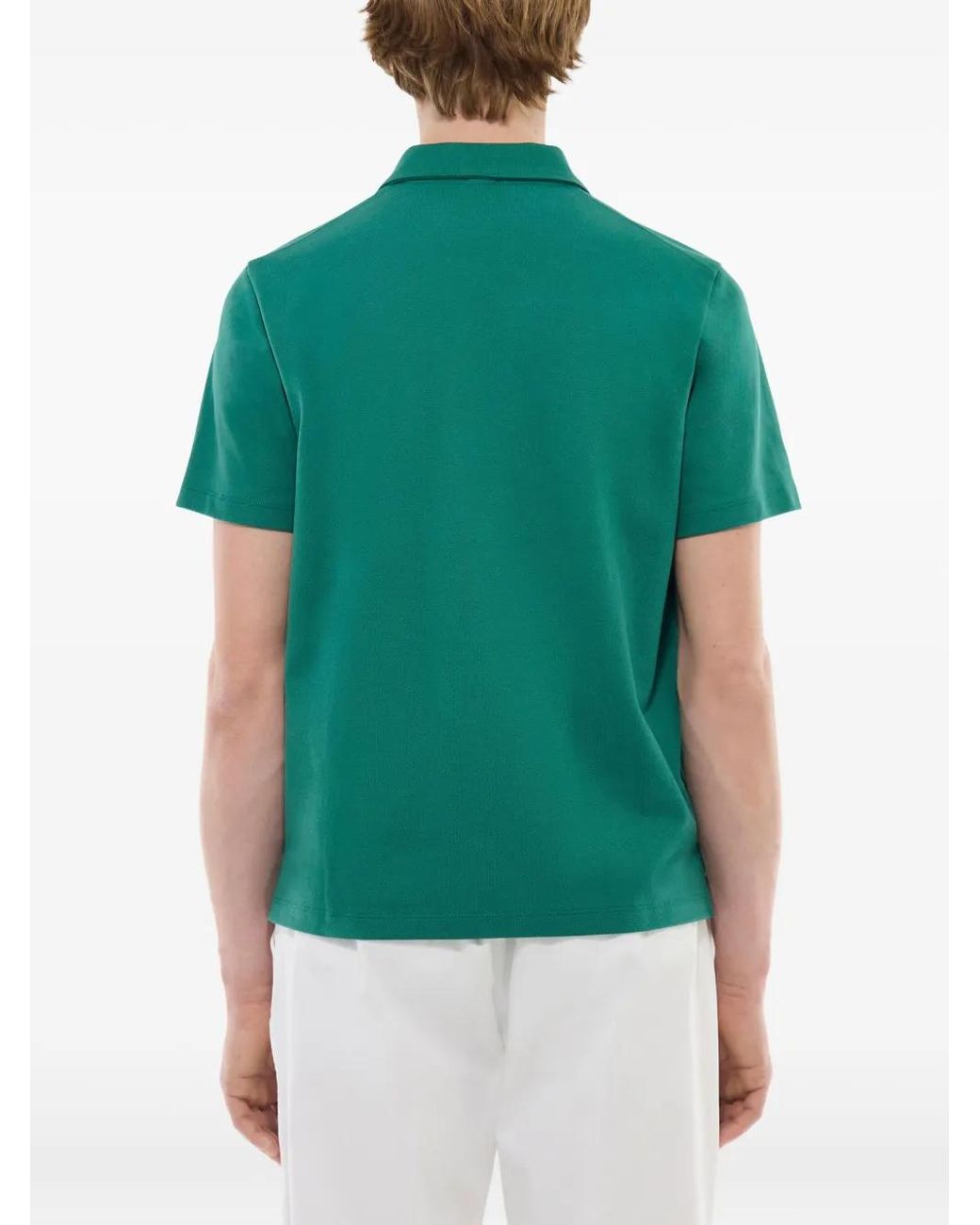 Polo Liso Fursac de hombre de color Green