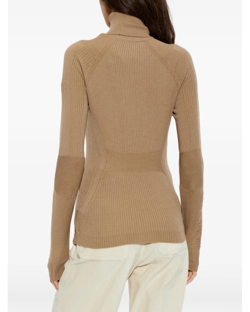 Moncler Natural Apres-Ski Ribbed-Knit Sweater