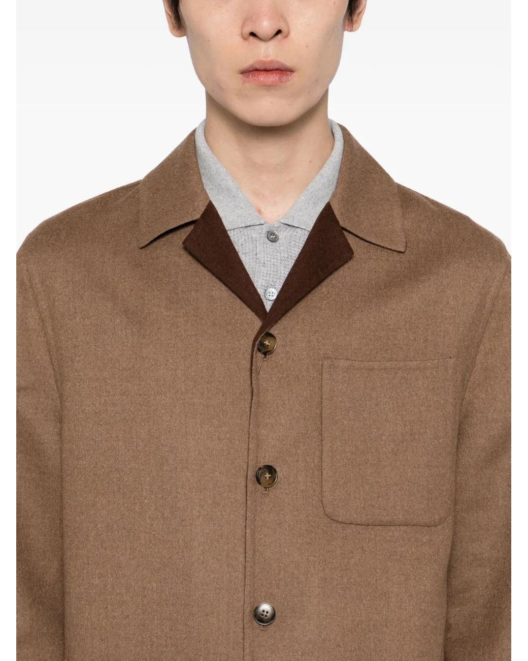 Canali Jack Van Wolblend in het Brown voor heren
