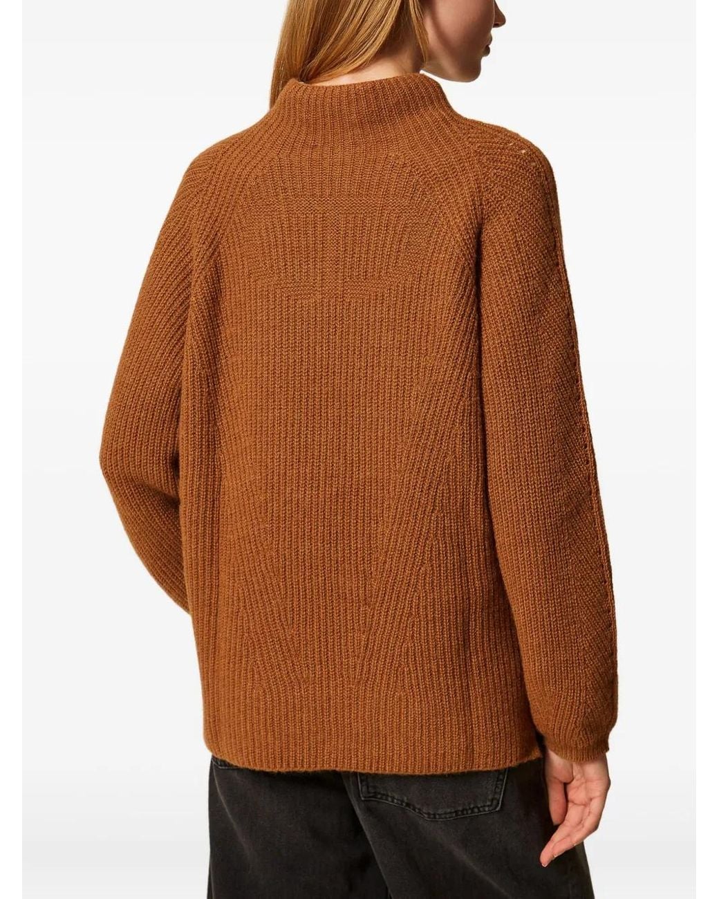 Twinset Brown Turtle Neck Sweater
