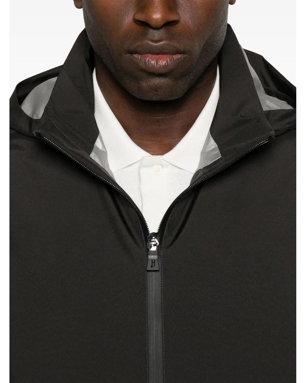 Veste Imperméable À Capuche Herno pour homme en coloris Black