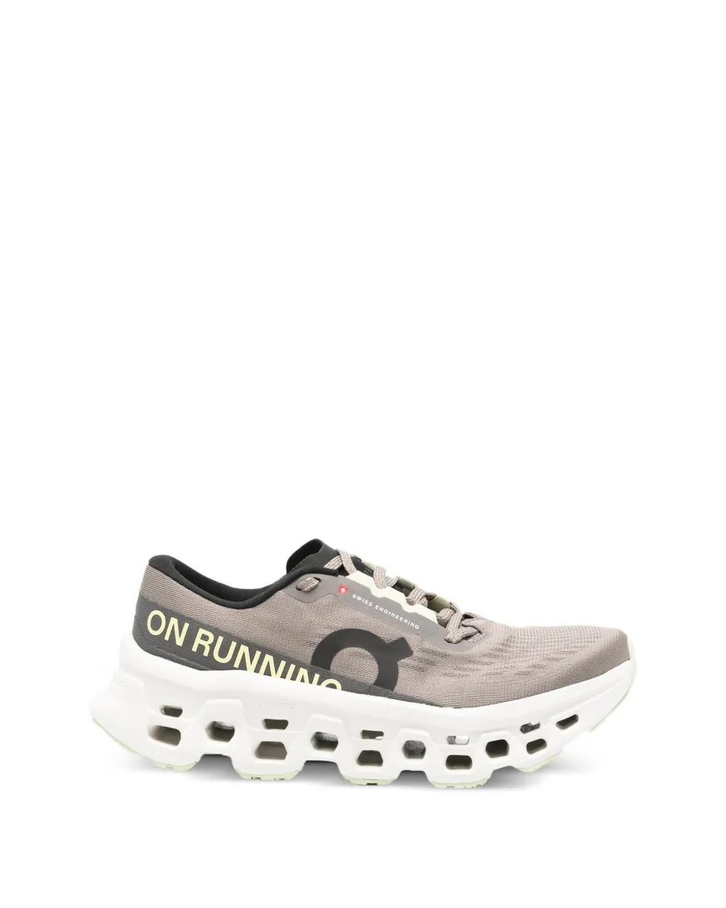 On Shoes White Cloudmster Logo-Print Sneakers