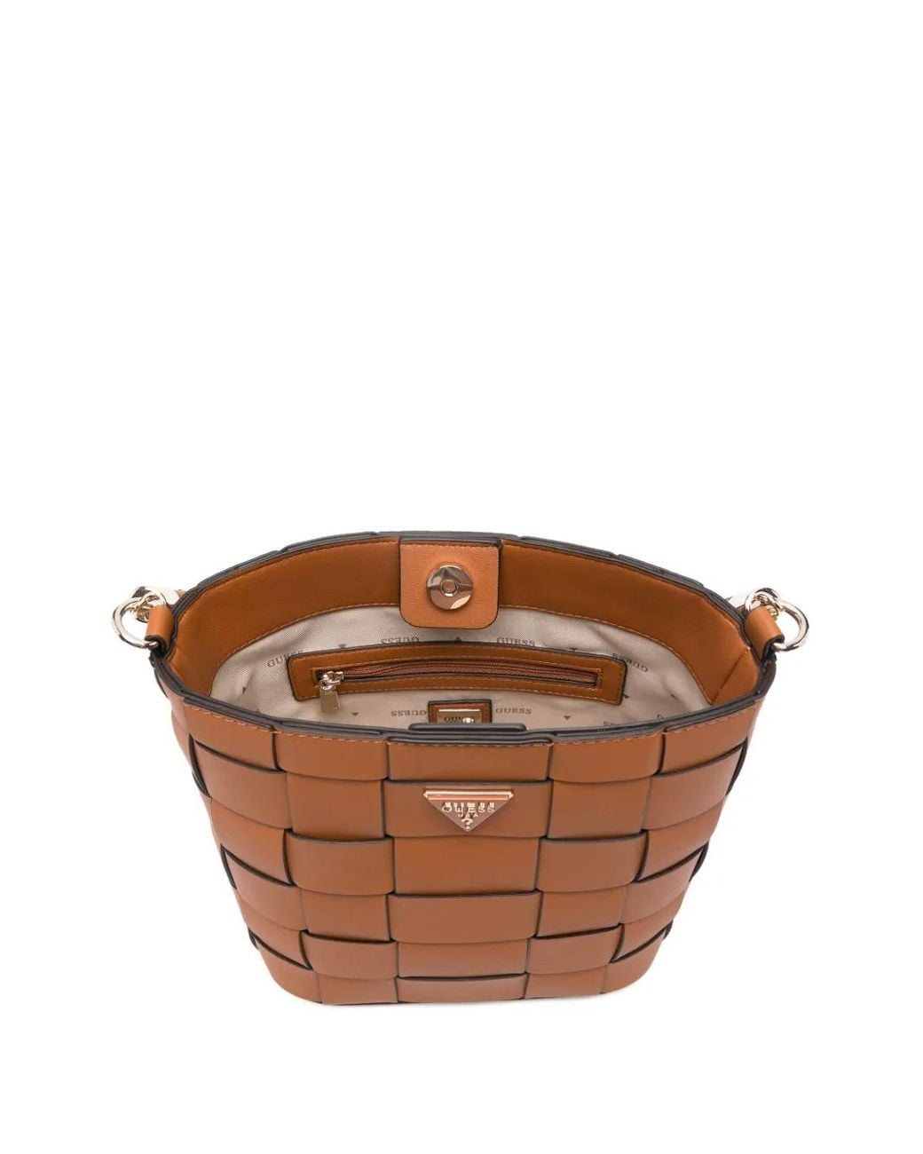 Borsa A Secchiello Maylee di Guess in Brown