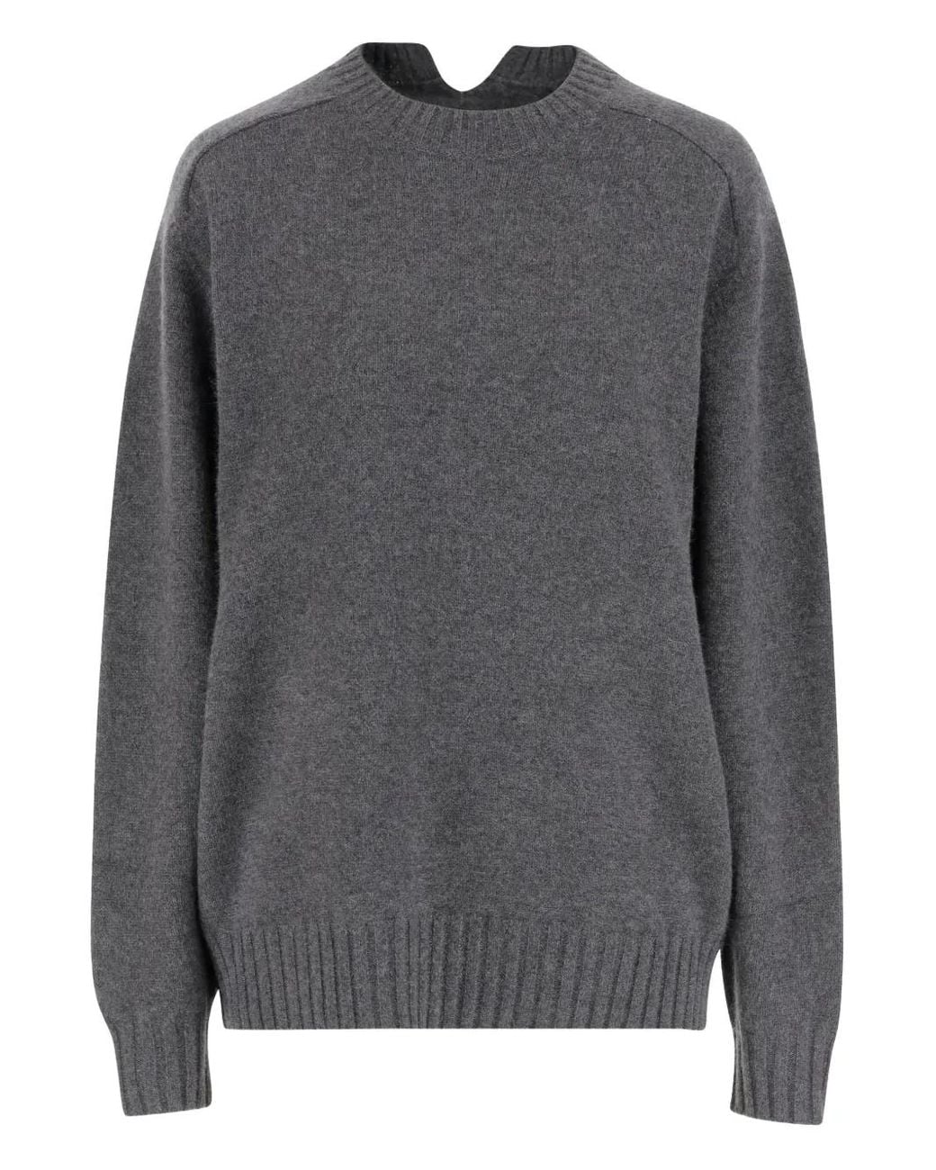 Carven Gray Cashmere Sweater