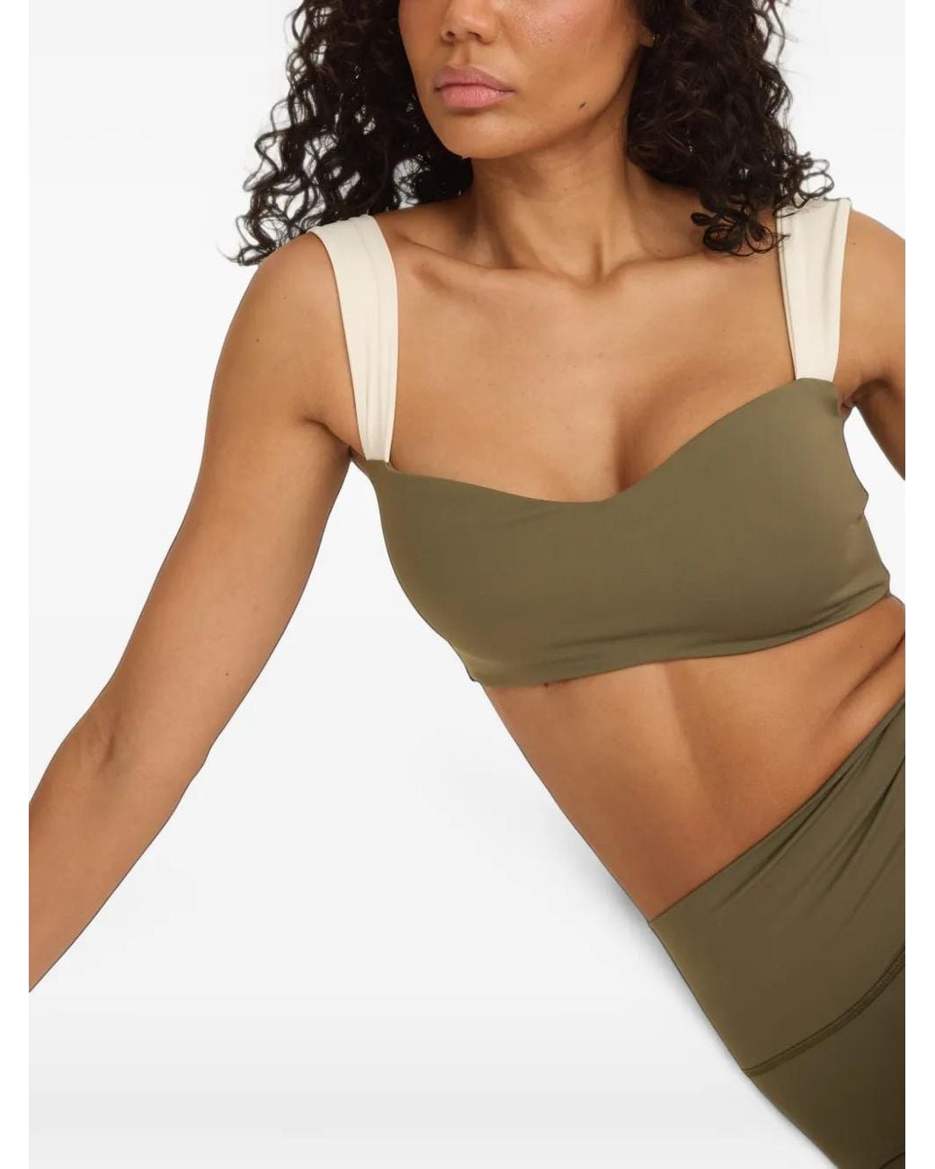 AMADAWEAR Green Jaqueline Balconette Sports Bra