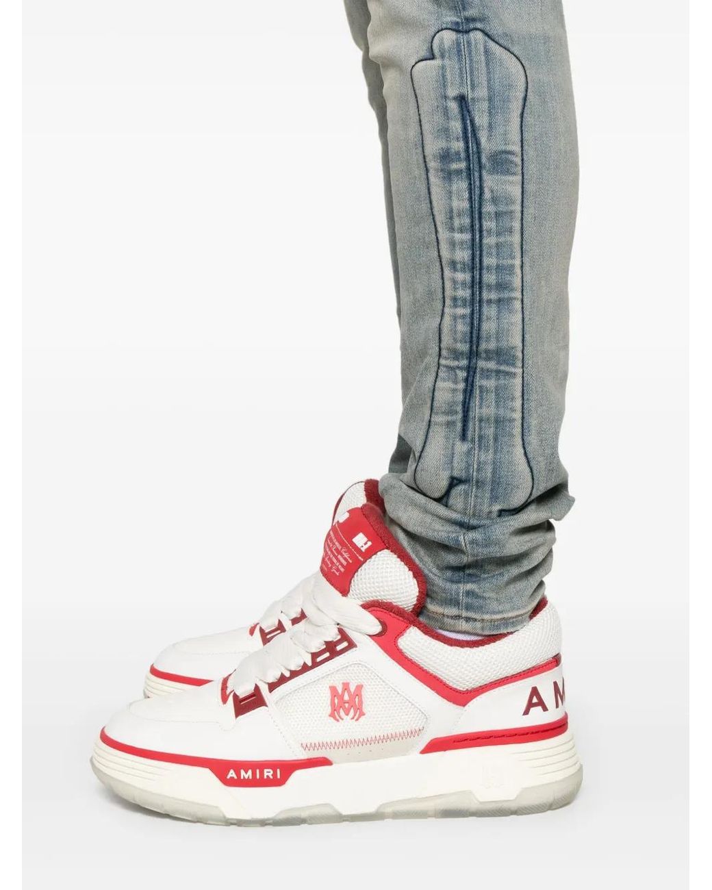 Amiri Blue 3D-Bones Jeans for men