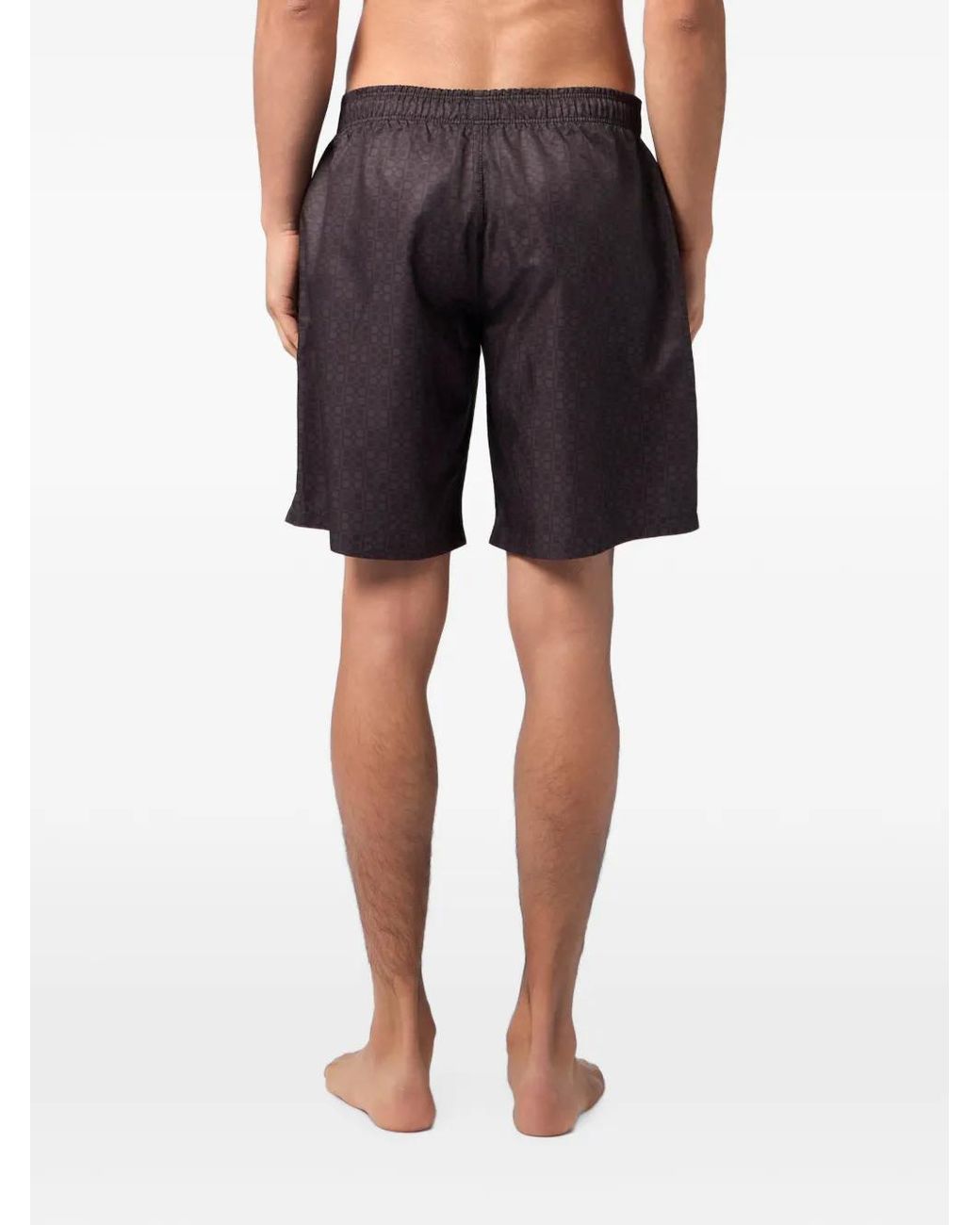Billionaire Gray Short De Bain À Motif Monogrammé for men