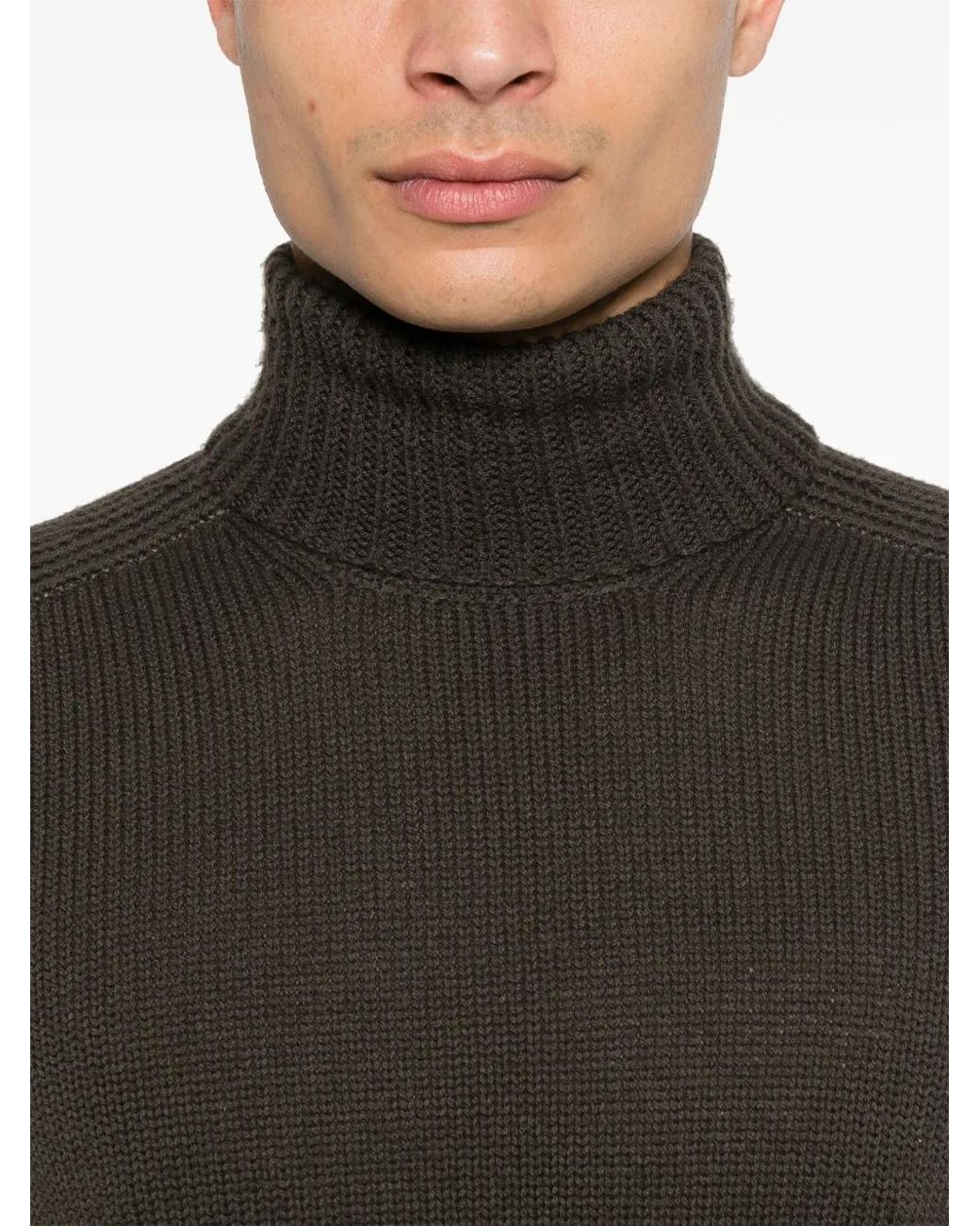 Jersey Con Cuello Redondo Transit de hombre de color Brown
