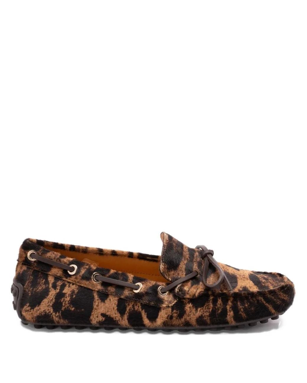 Tod's Brown Calf Leather Shoes