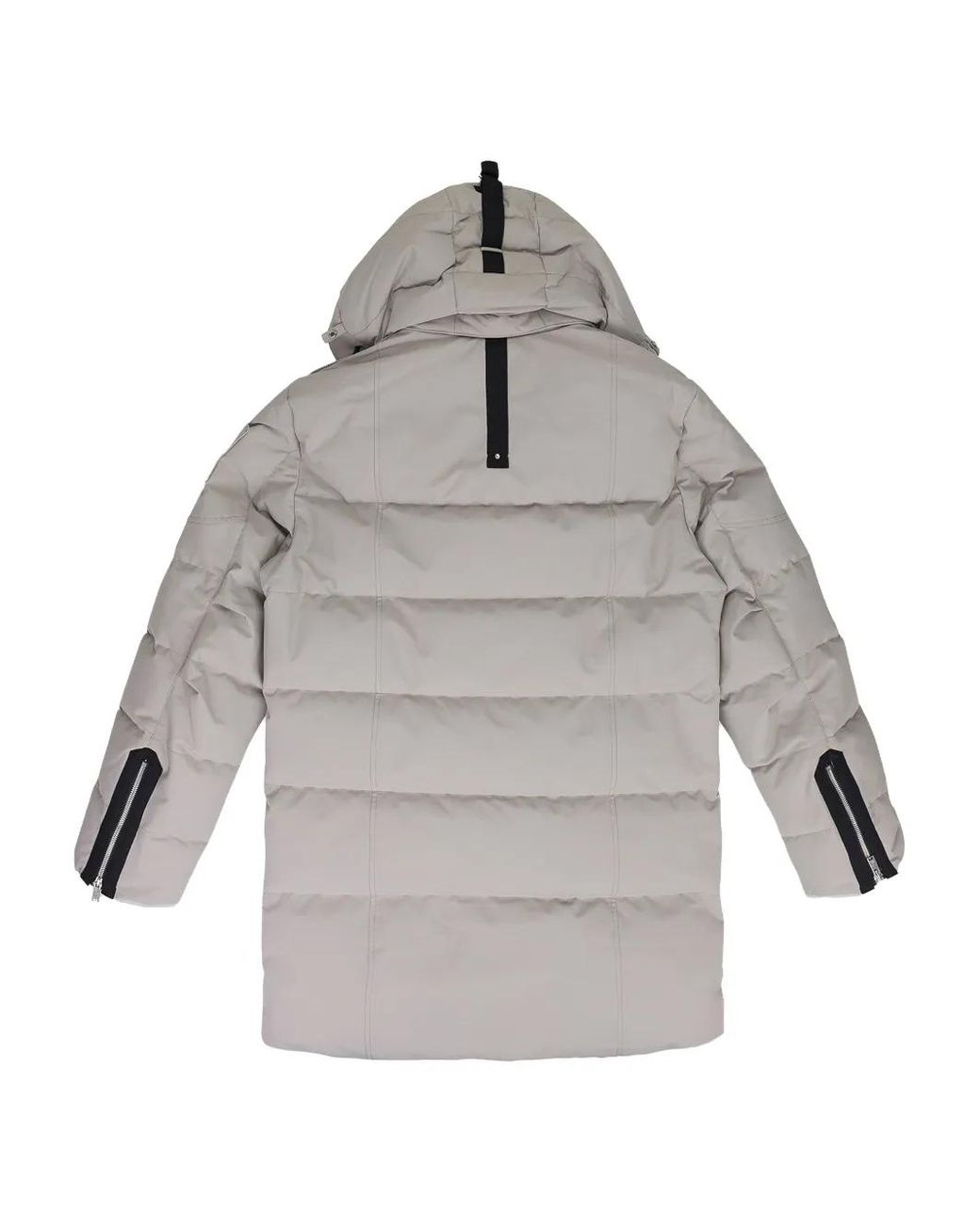 Moose Knuckles Gray Parka Cloud Neoshear for men
