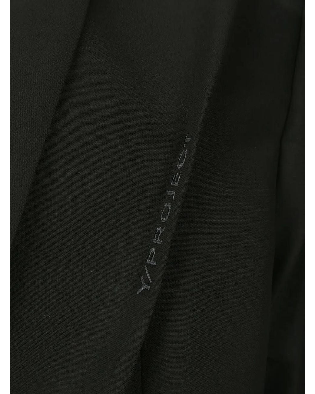 Y. Project Black Notched Lapels Blazer for men