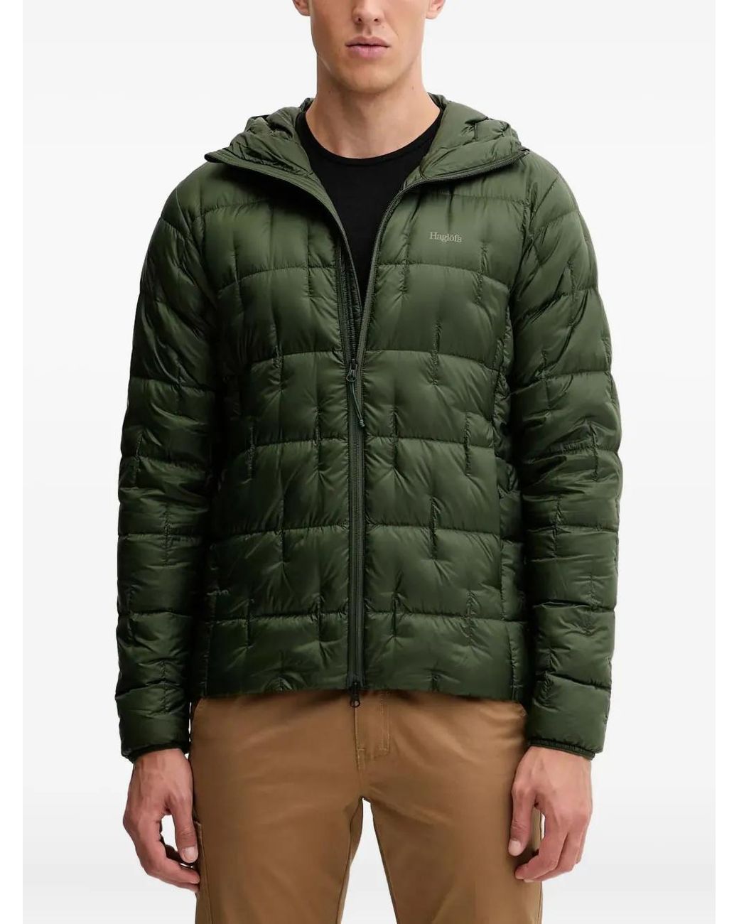Haglöfs Green Hede Hooded Jacket for men