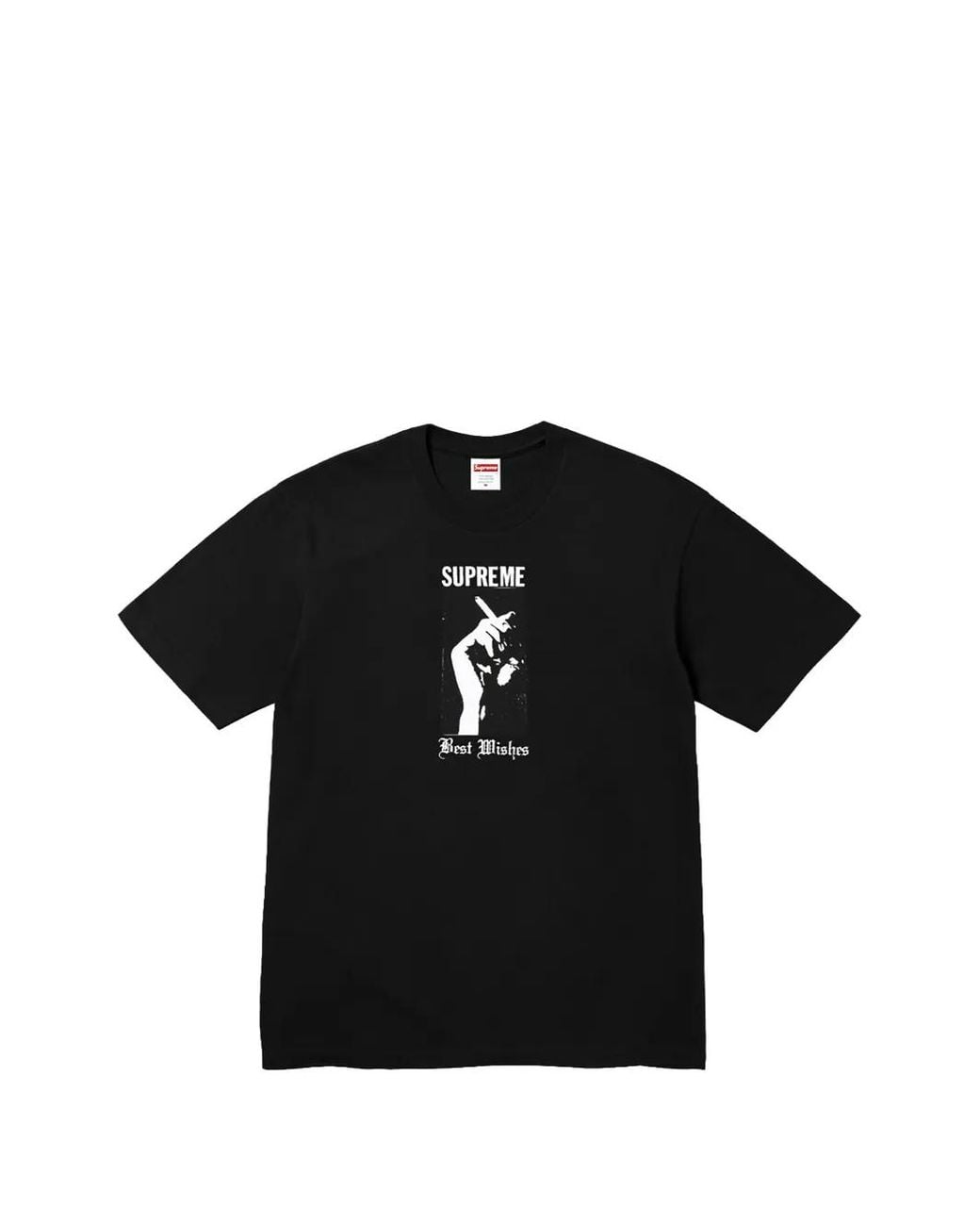 Supreme Black Wish Graphic-Print T-Shirt for men