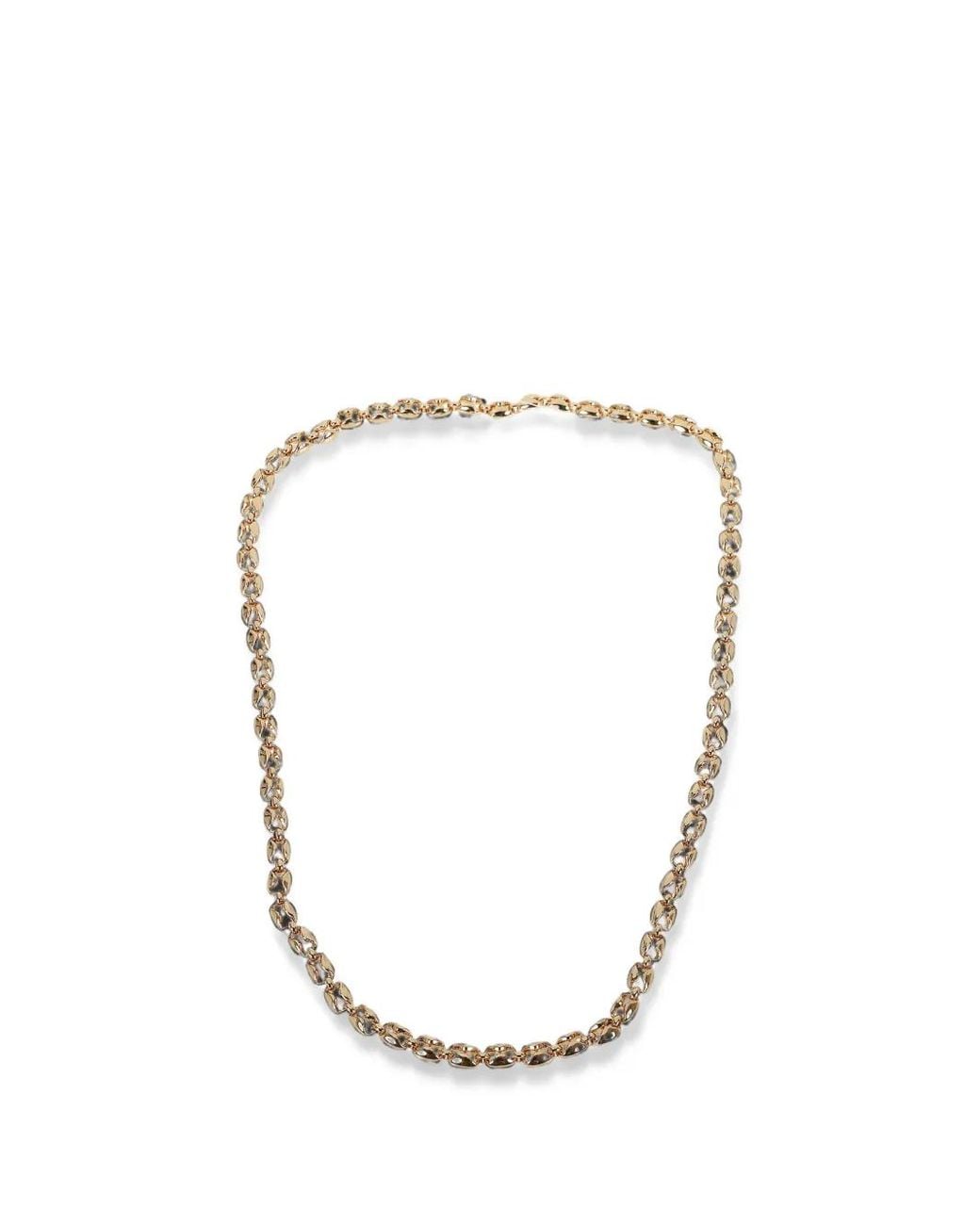 Max Mara White Link-Chain Necklace