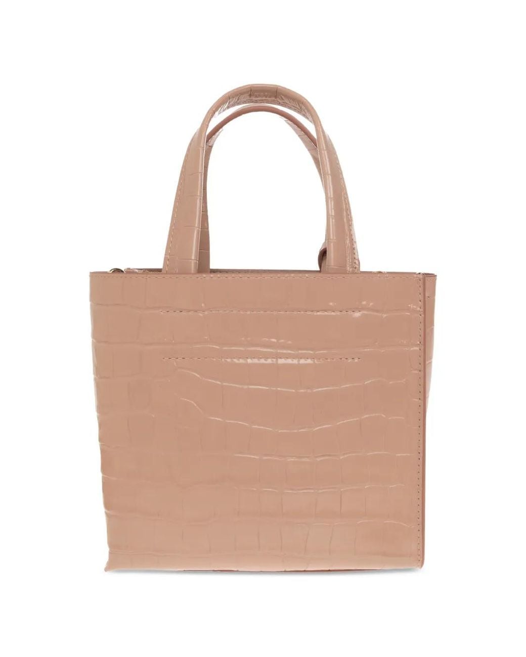 Furla Natural Mini Sac Divide En Cuir À Effet Peau De Crocodile