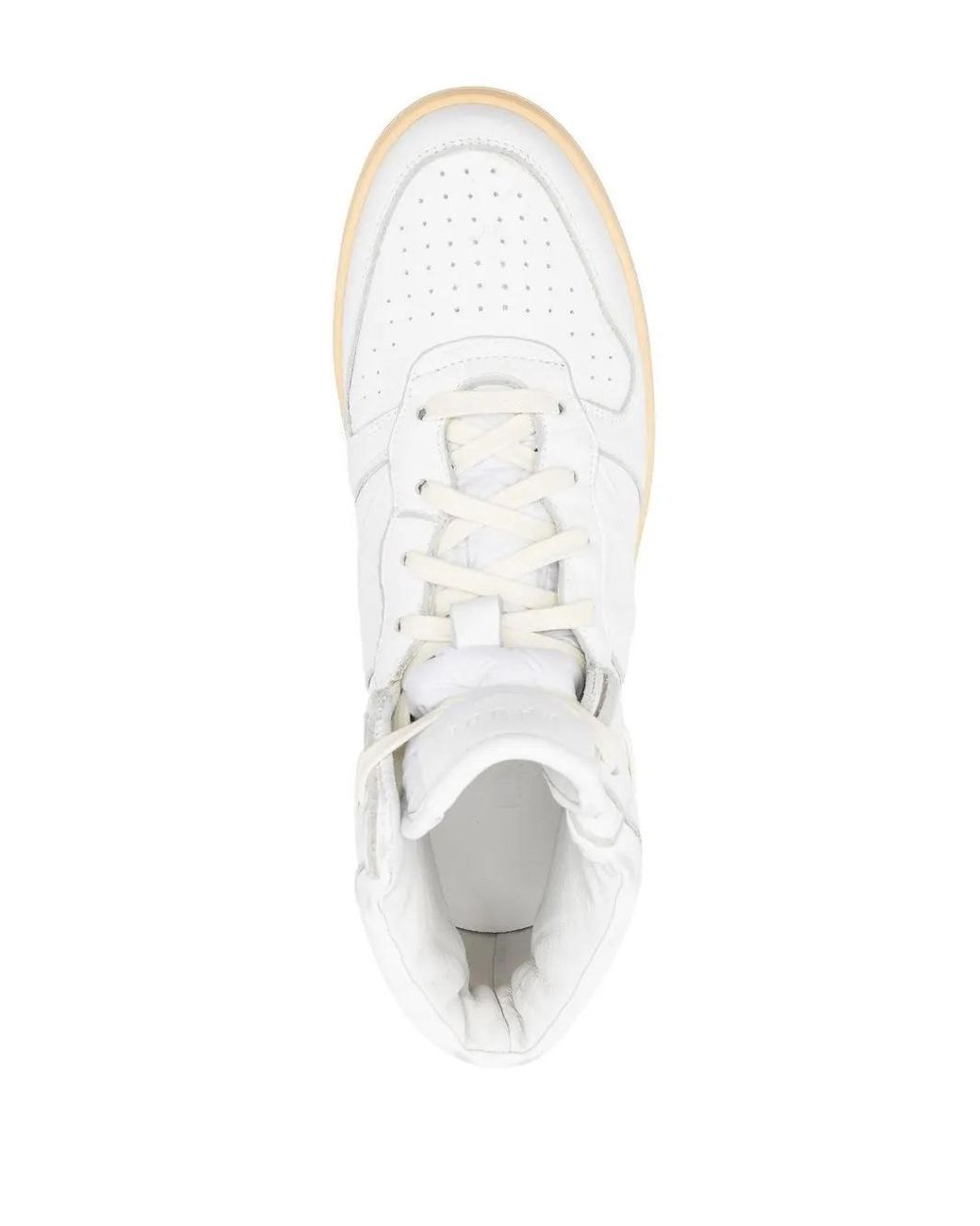 Rhude High-Top-Sneakers Mit Logo-Patch in White für Herren