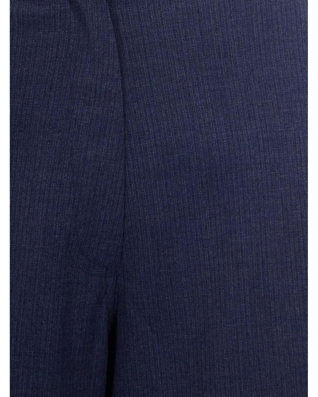 Sessun Blue Button-Up Palazzo Pants