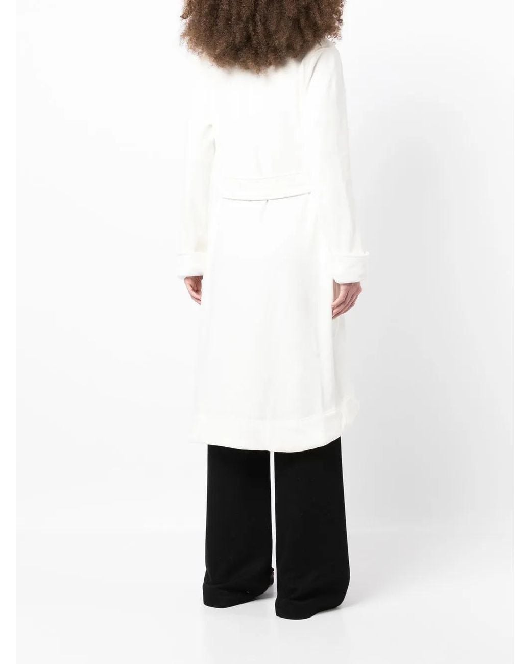 Ugg Duffield Fleece Badjas Met Ceintuur in het White