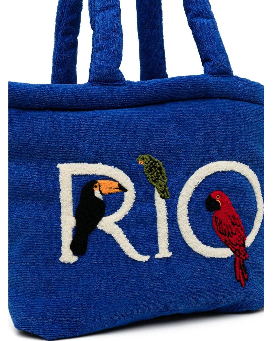 Farm Rio Blue Rio Tote Bag